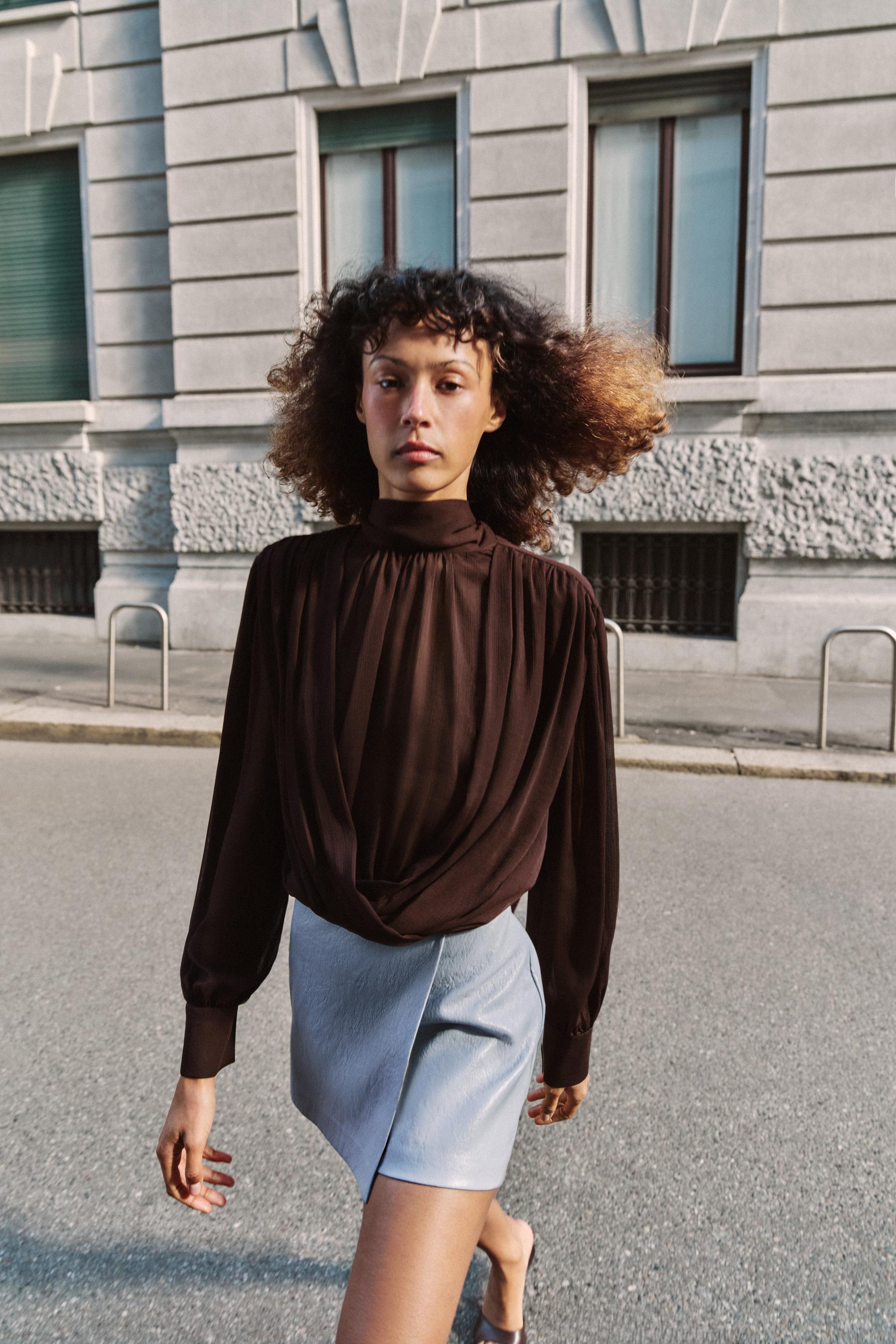 Aurelle | Draped Blouse