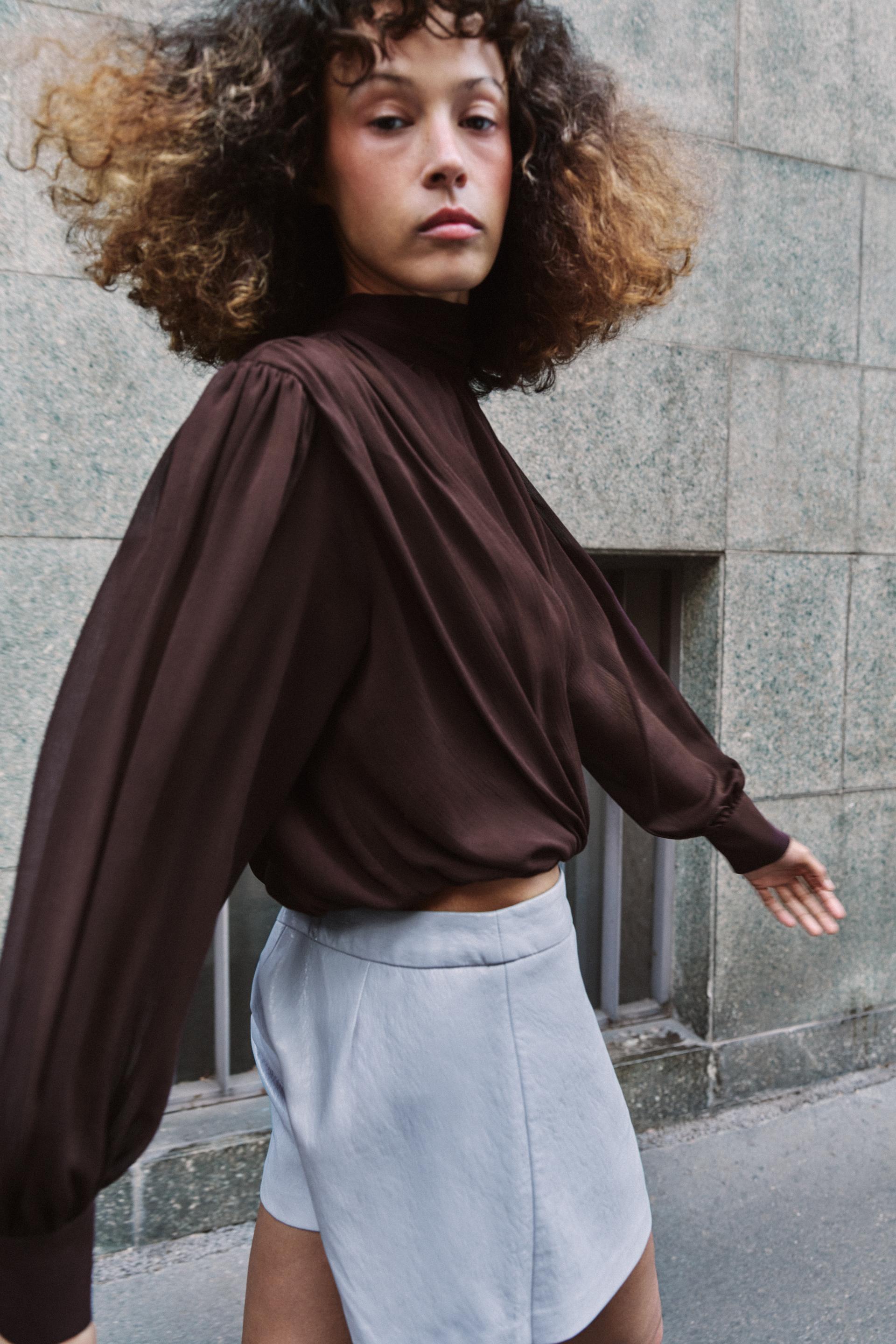 Aurelle | Draped Blouse