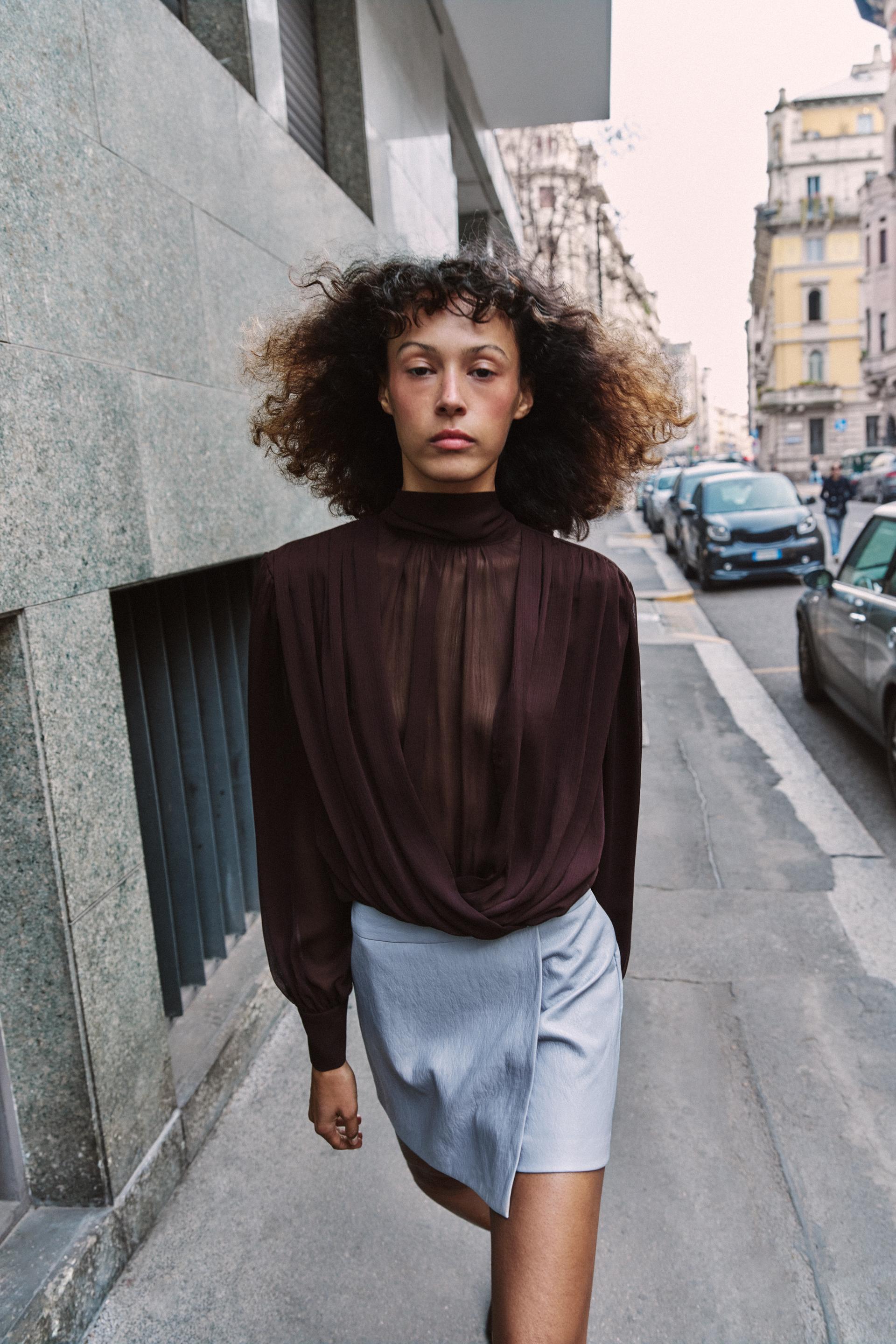 Aurelle | Draped Blouse