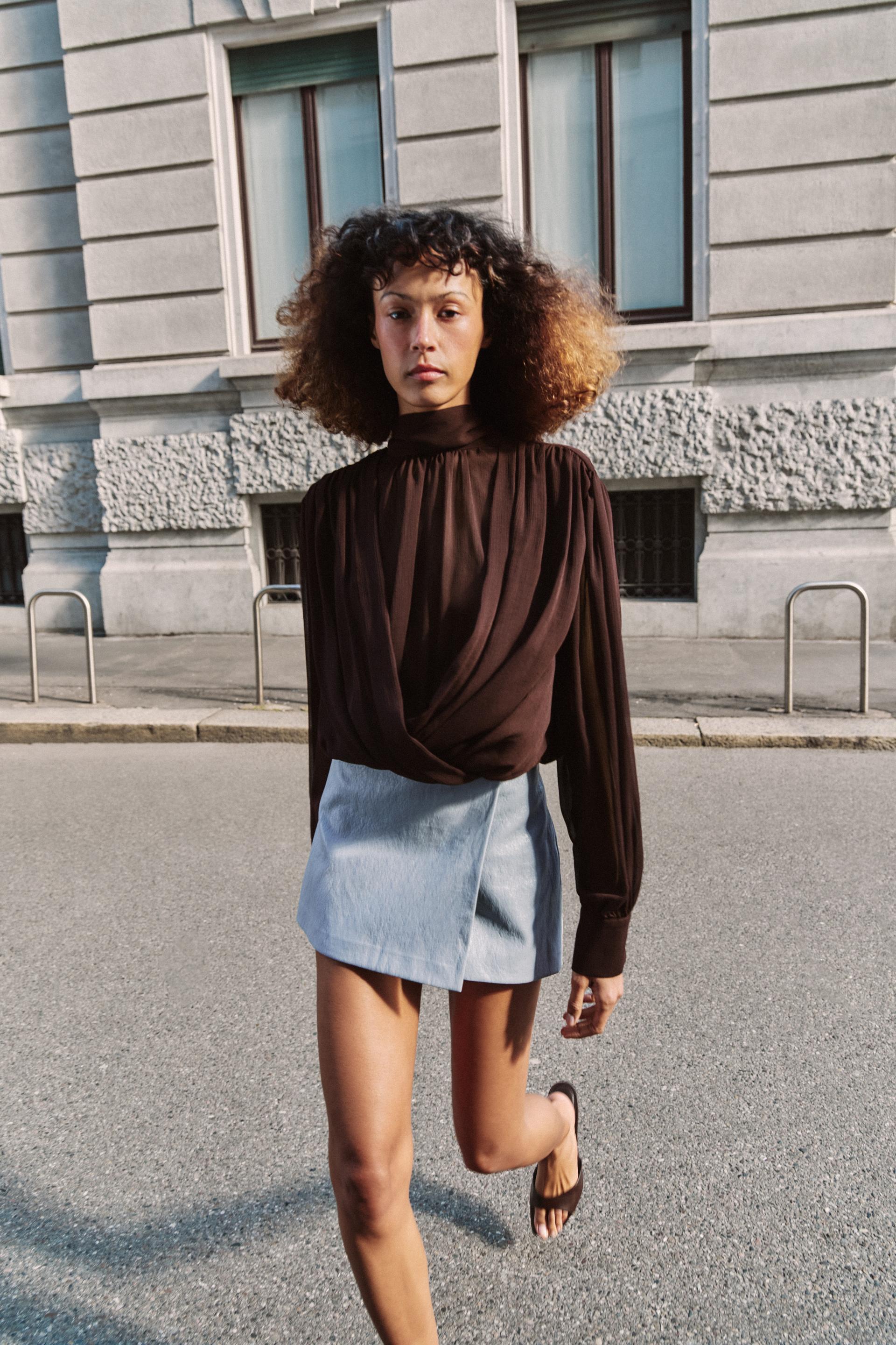 Aurelle | Draped Blouse