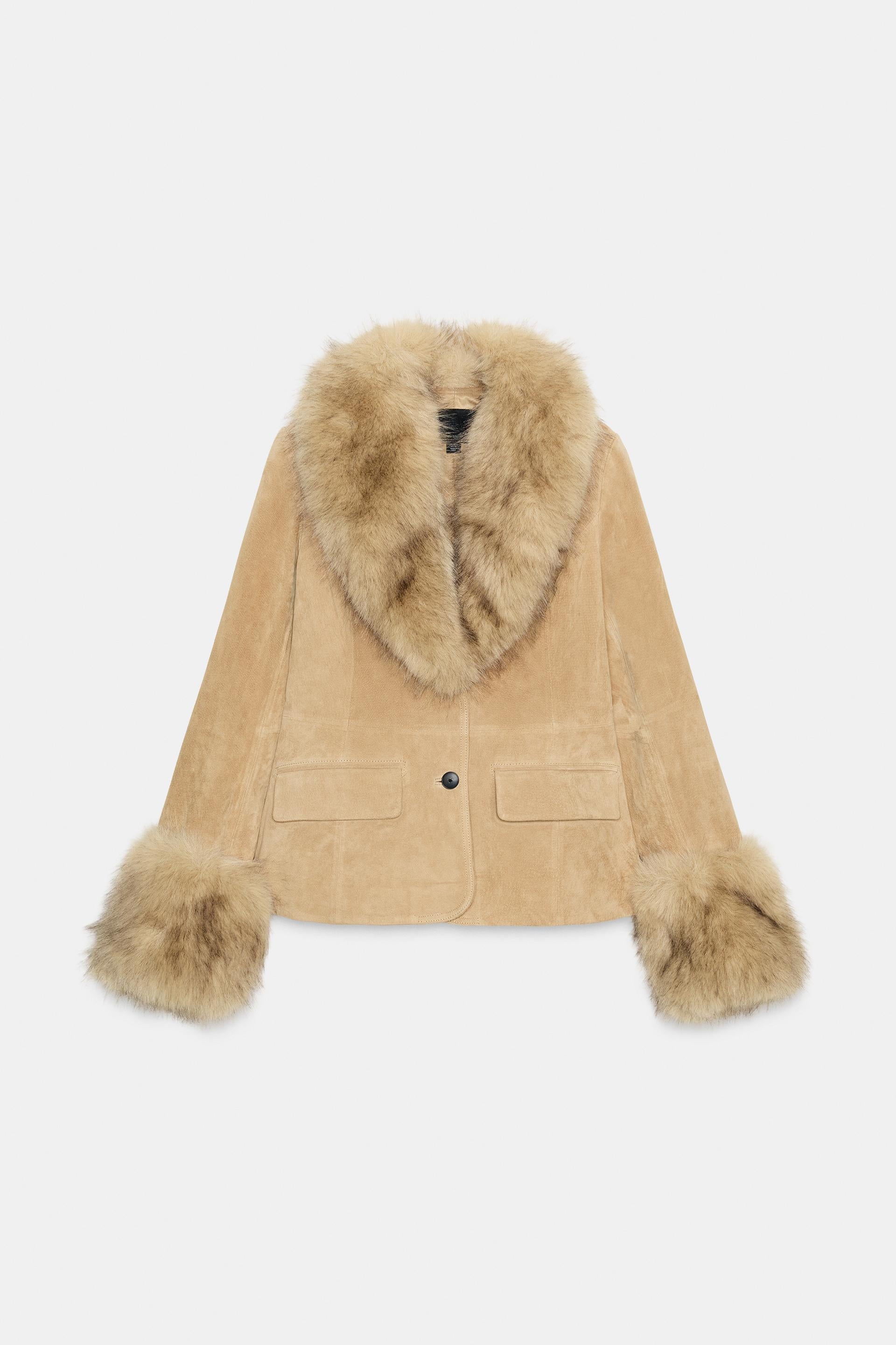 Noiré | Suede Fur Jacket