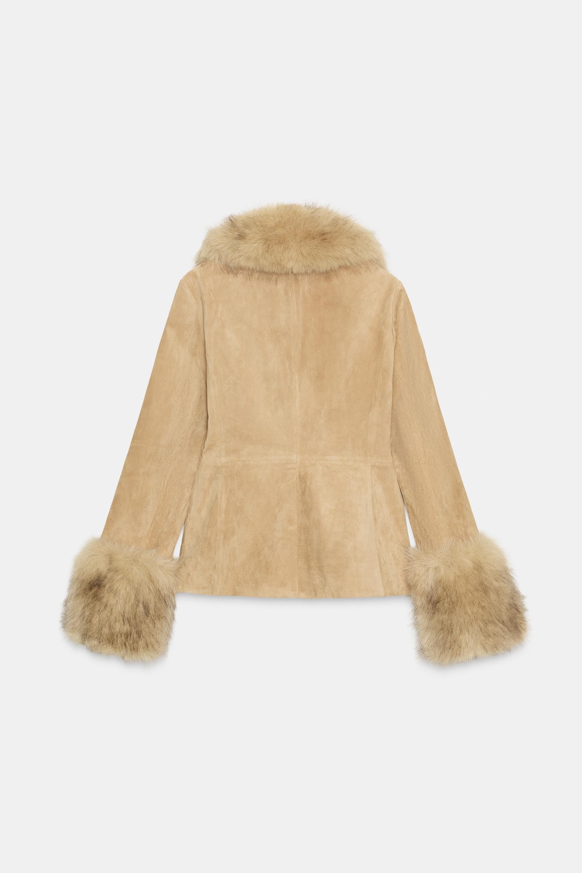Noiré | Suede Fur Jacket