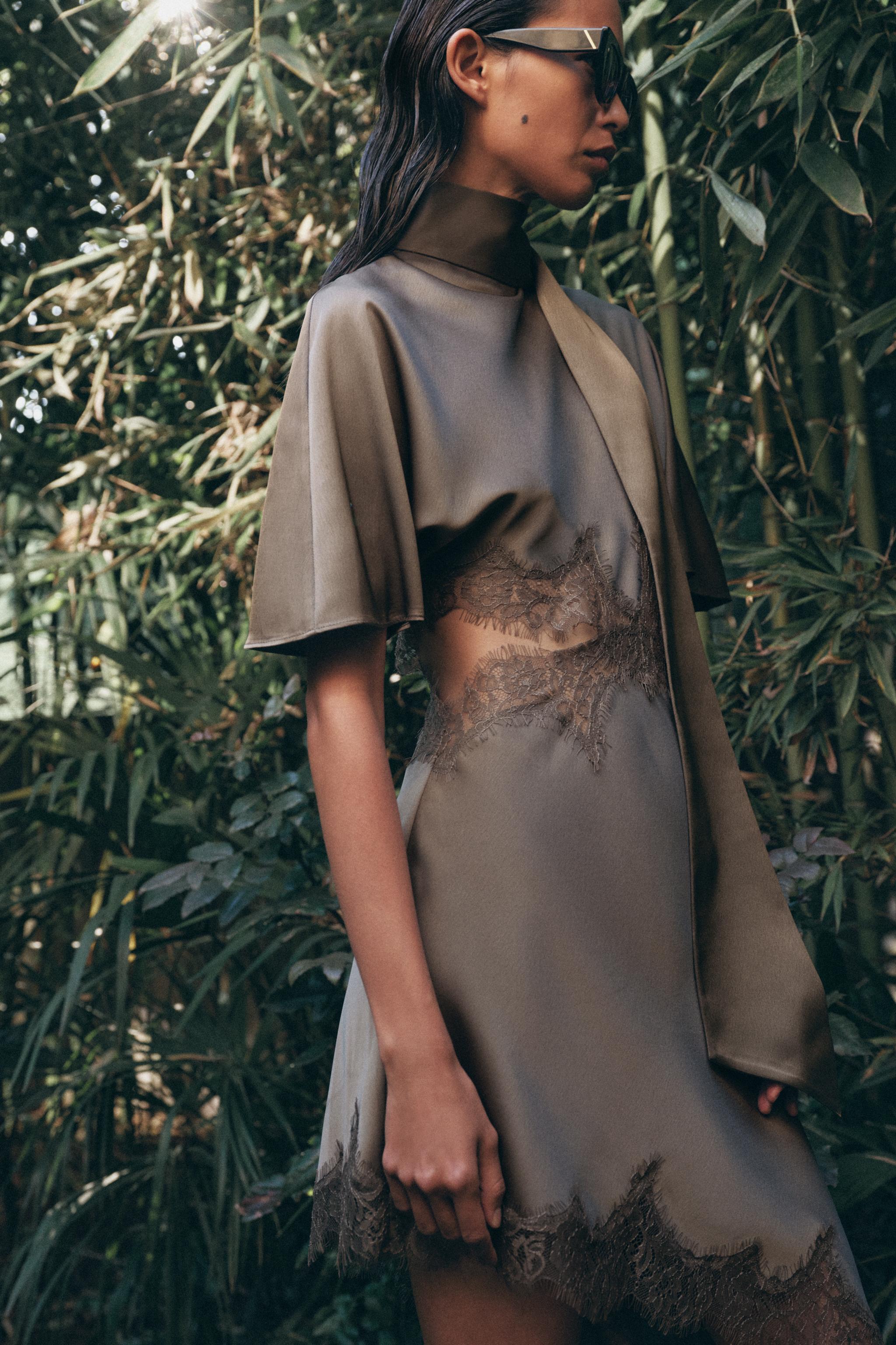 Marélia | Satin Lace Dress