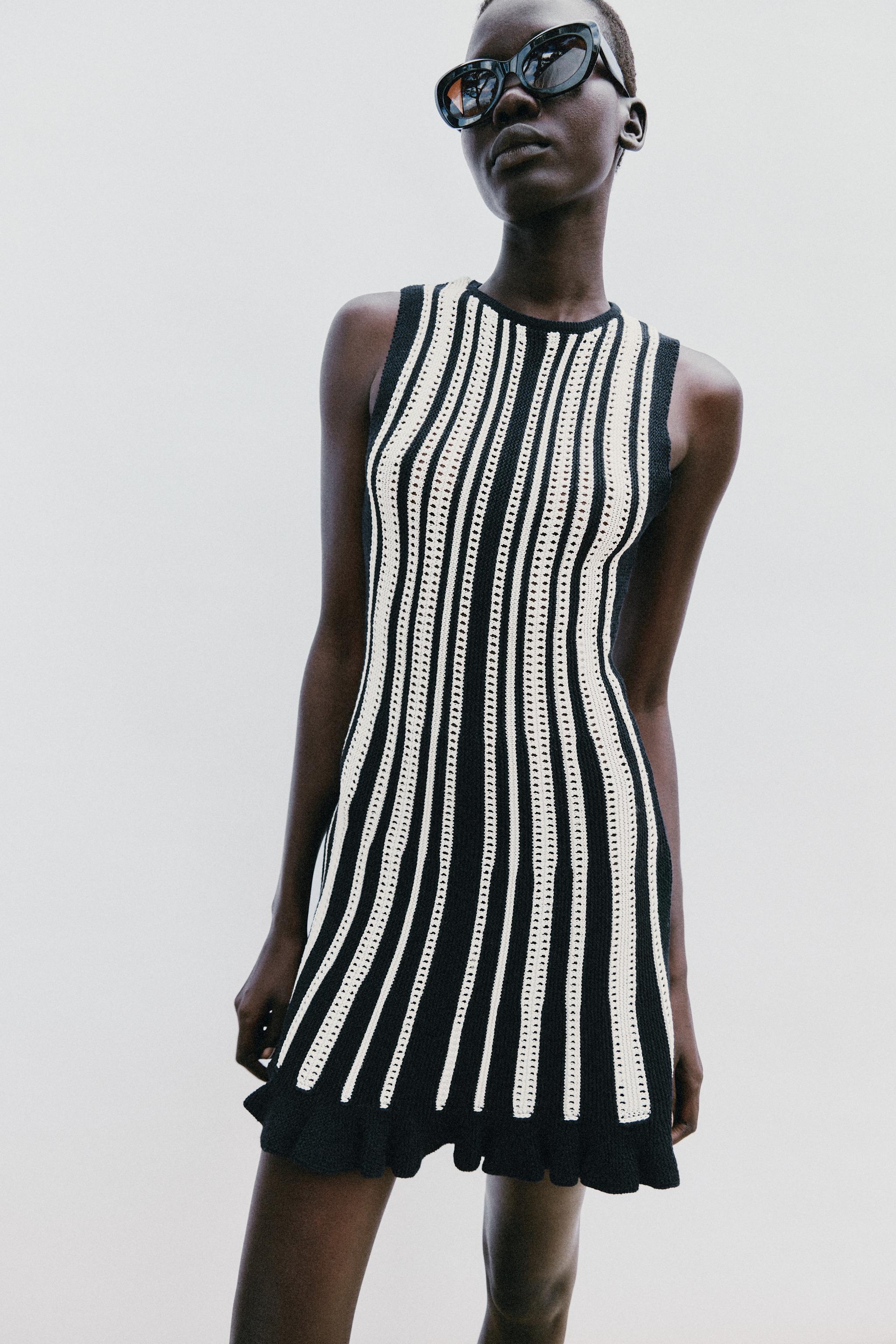 Léna | Striped Mini Dress