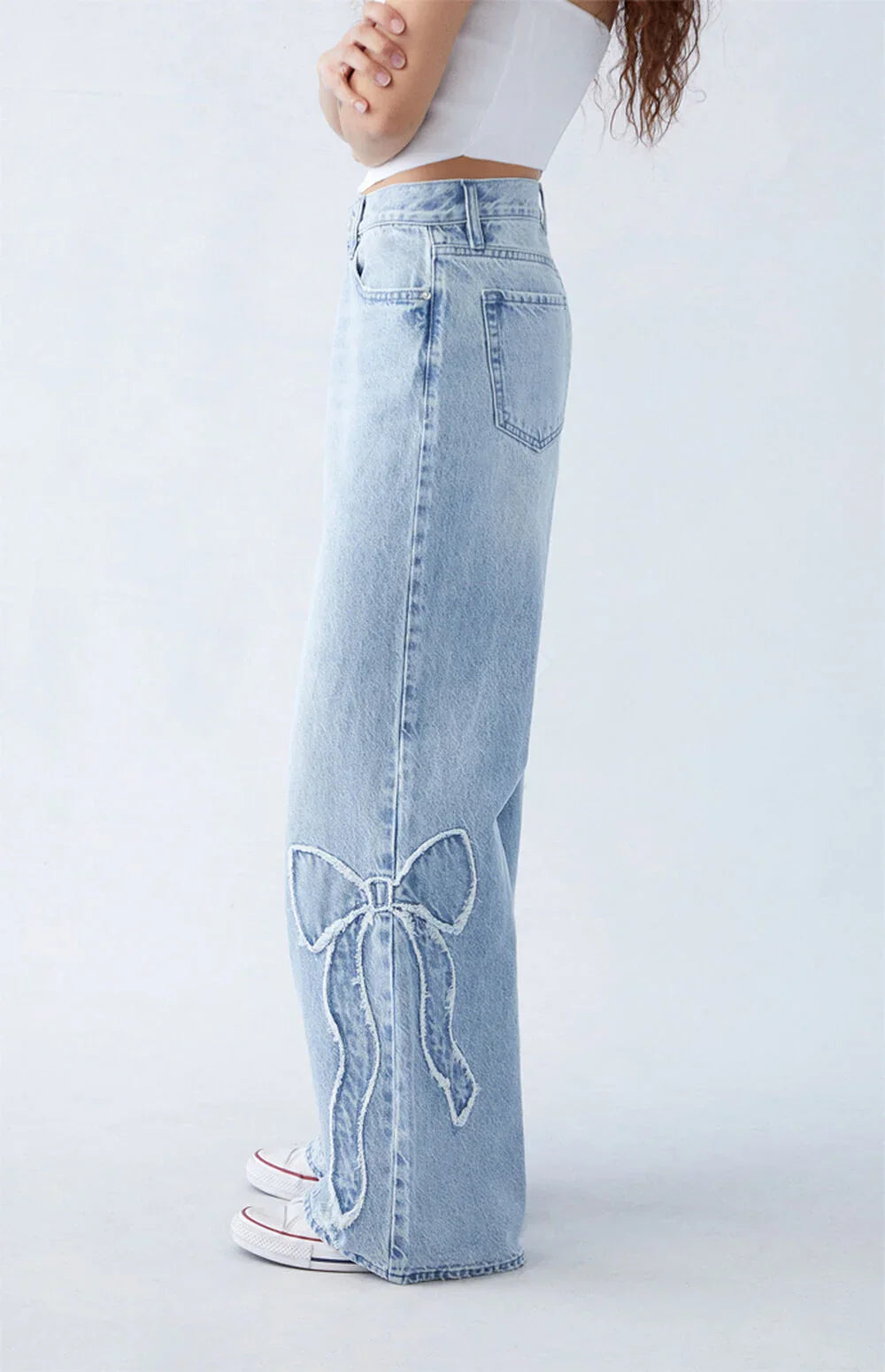 Lila | Bow Jeans