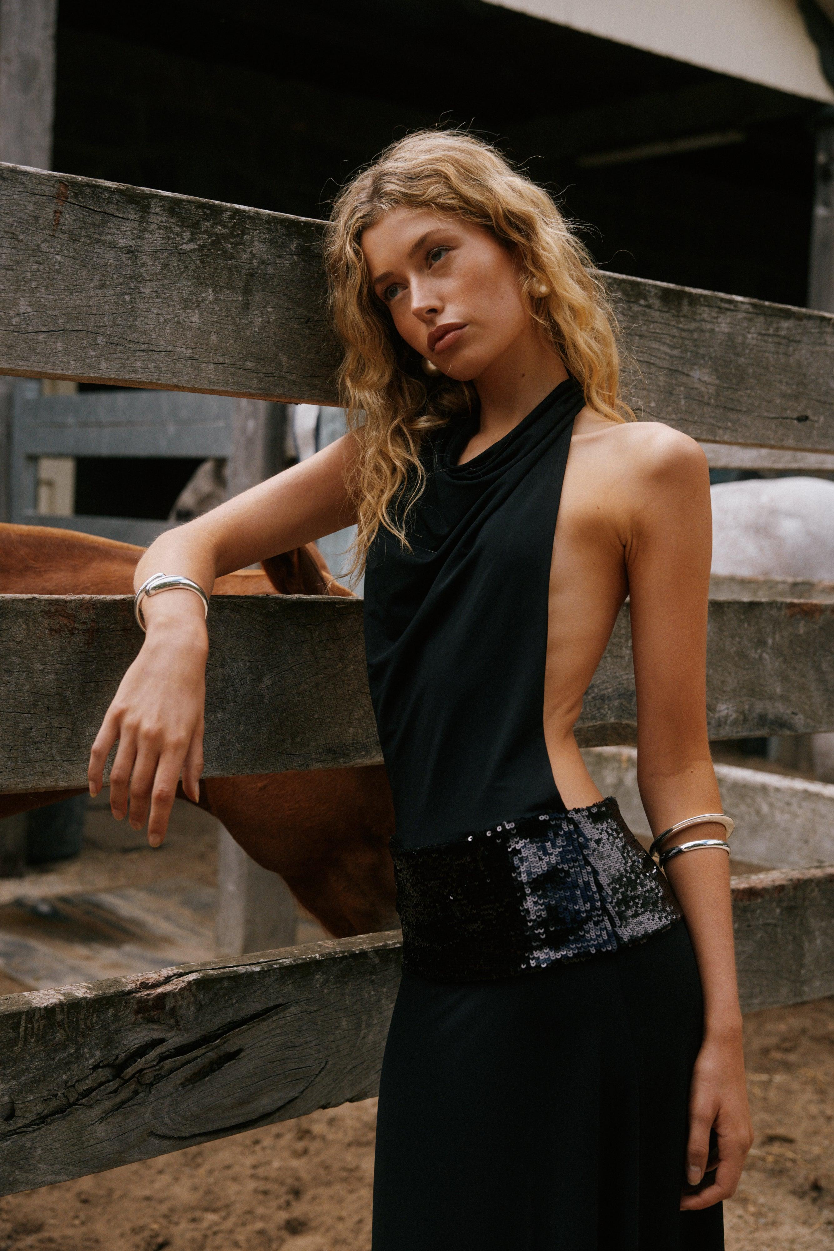 Seluna | Halter Gown
