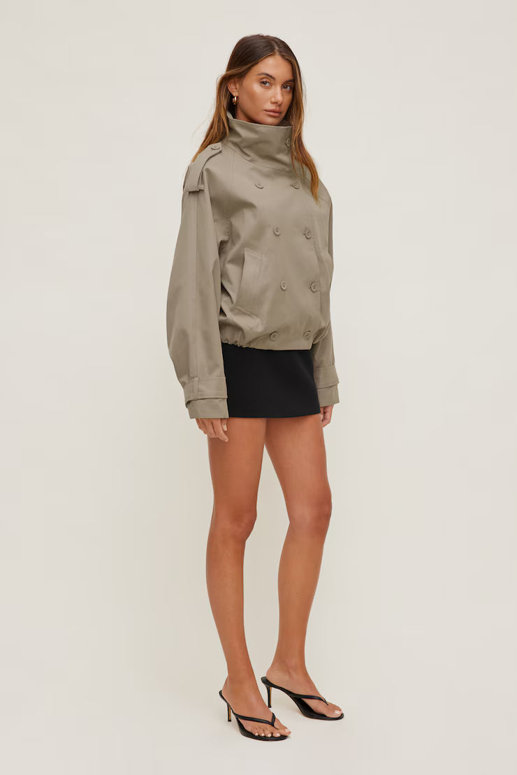 Aviana | Trench Bomber Jacket