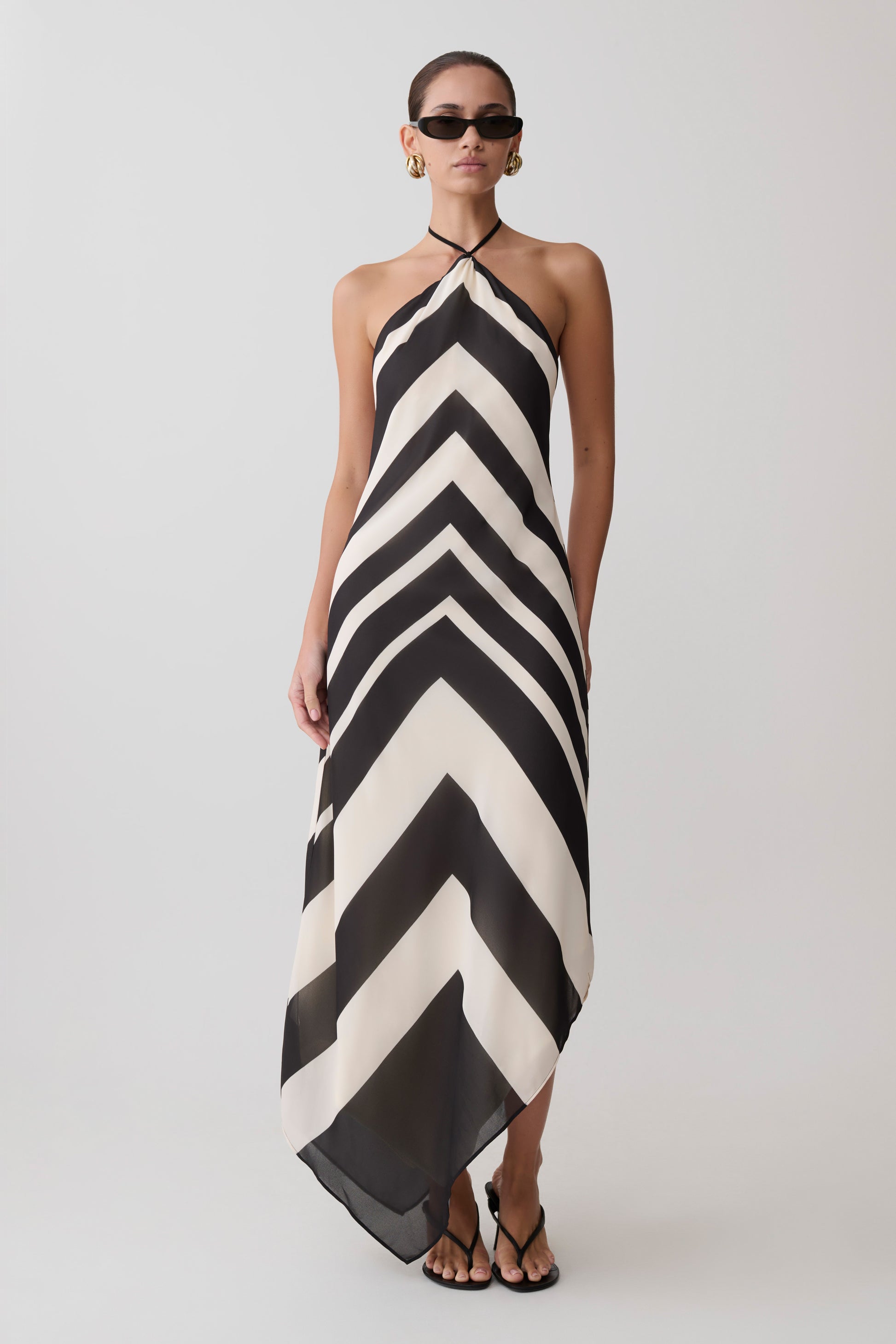 Alessia | Halter Midi Dress