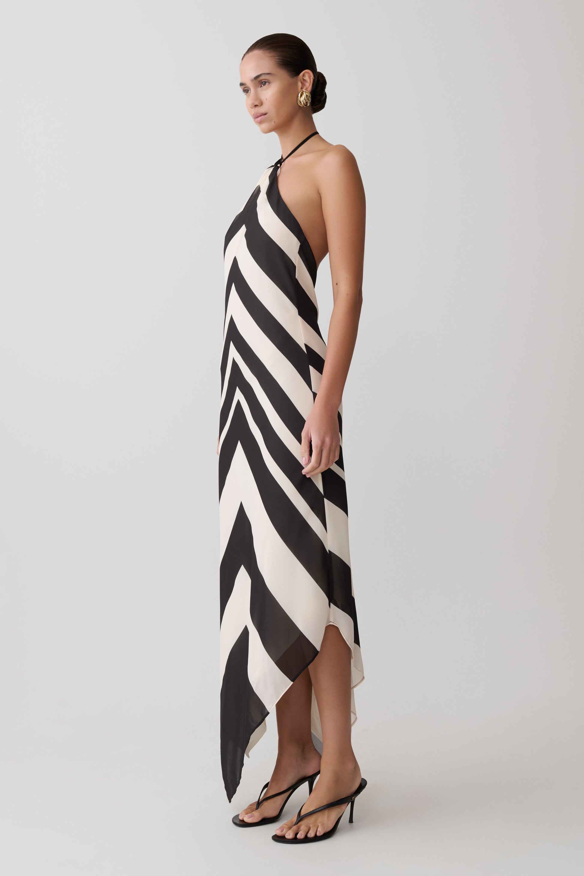 Alessia | Halter Midi Dress