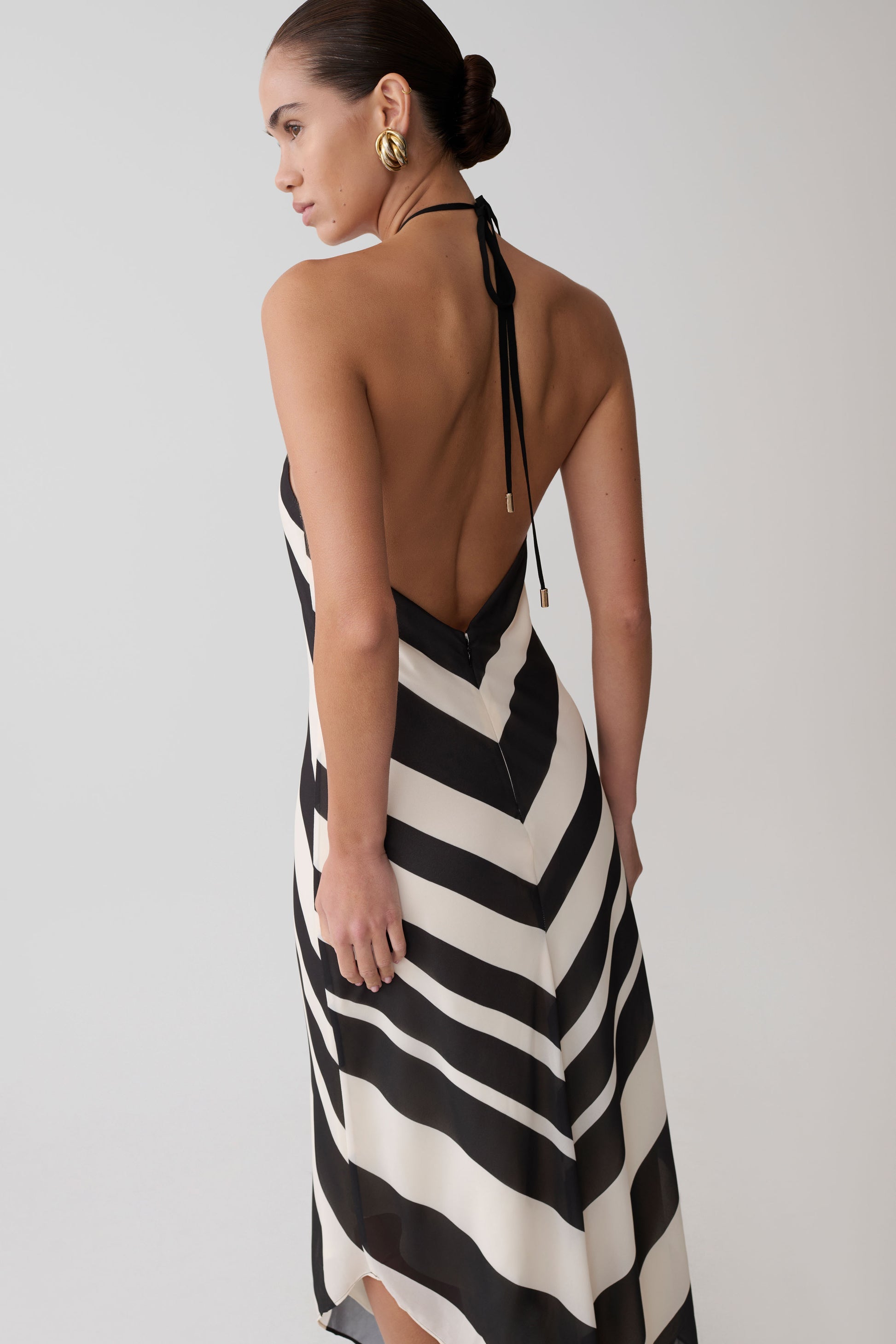 Alessia | Halter Midi Dress