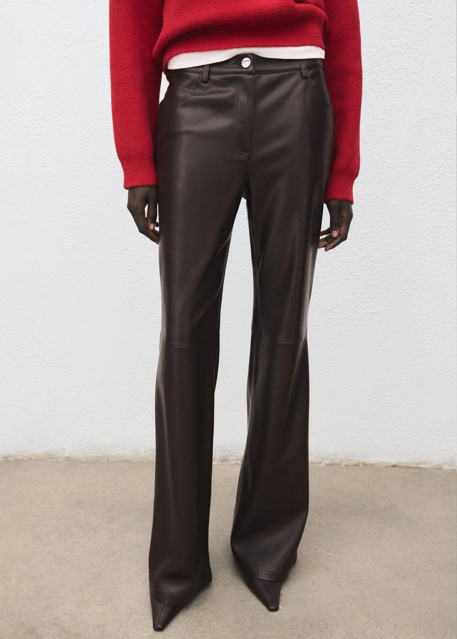 Kavelle | Leather Trousers