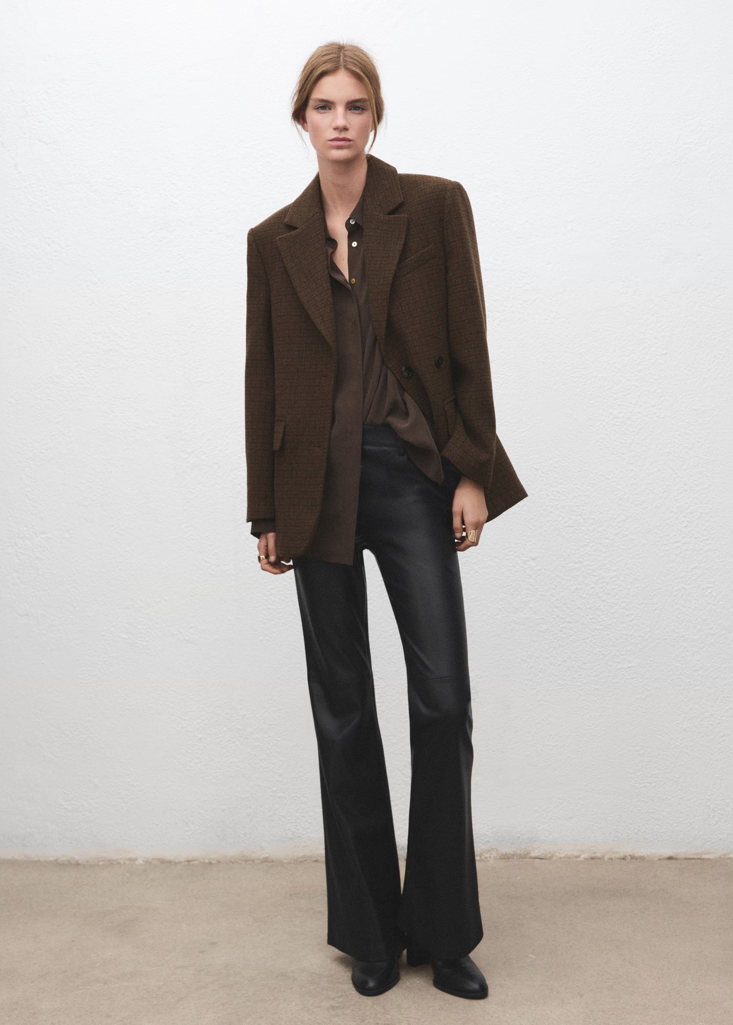 Kavelle | Leather Trousers