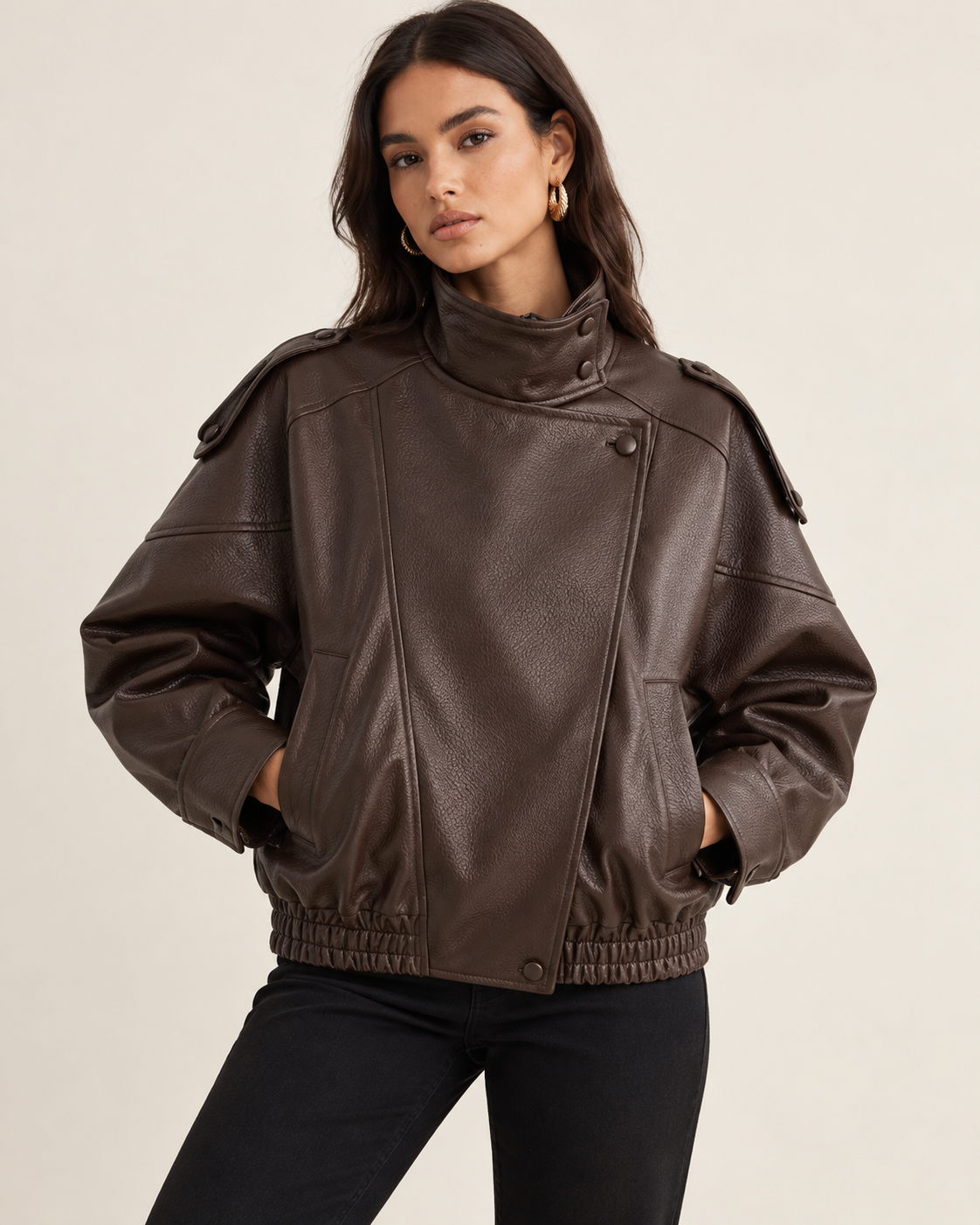Céa | Faux Leather Jacket