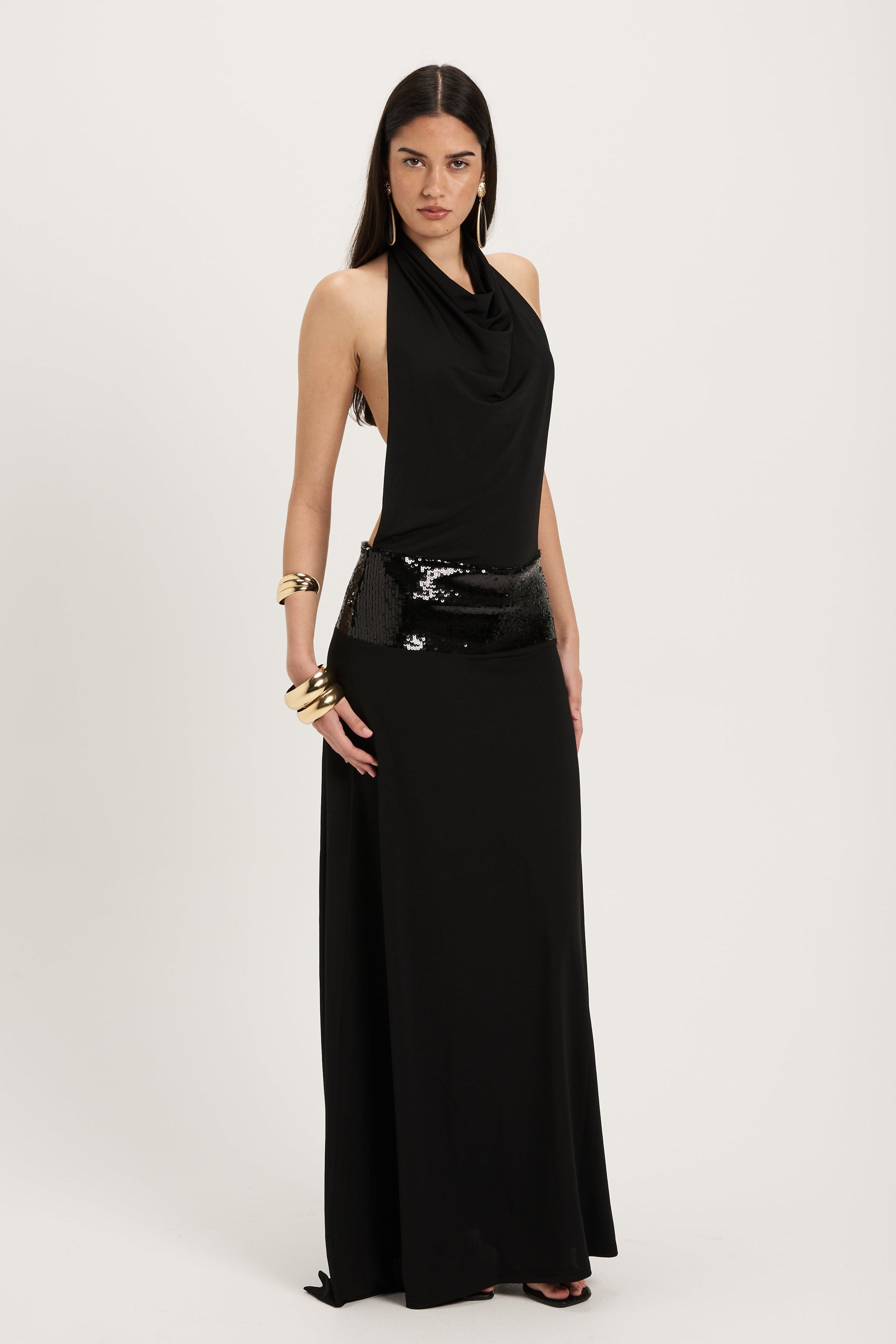 Seluna | Halter Gown