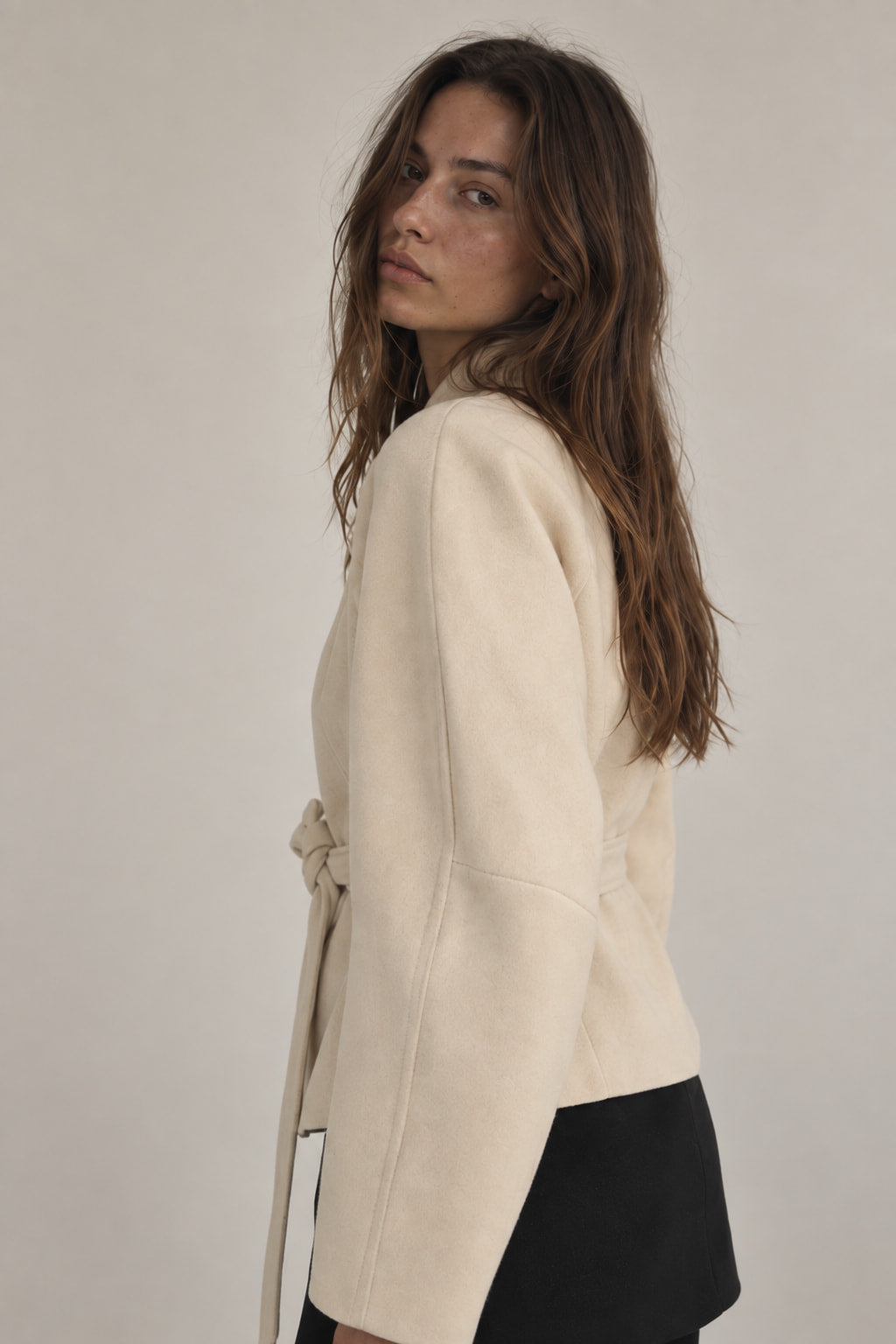 Aviana | Belted Peplum Jacket