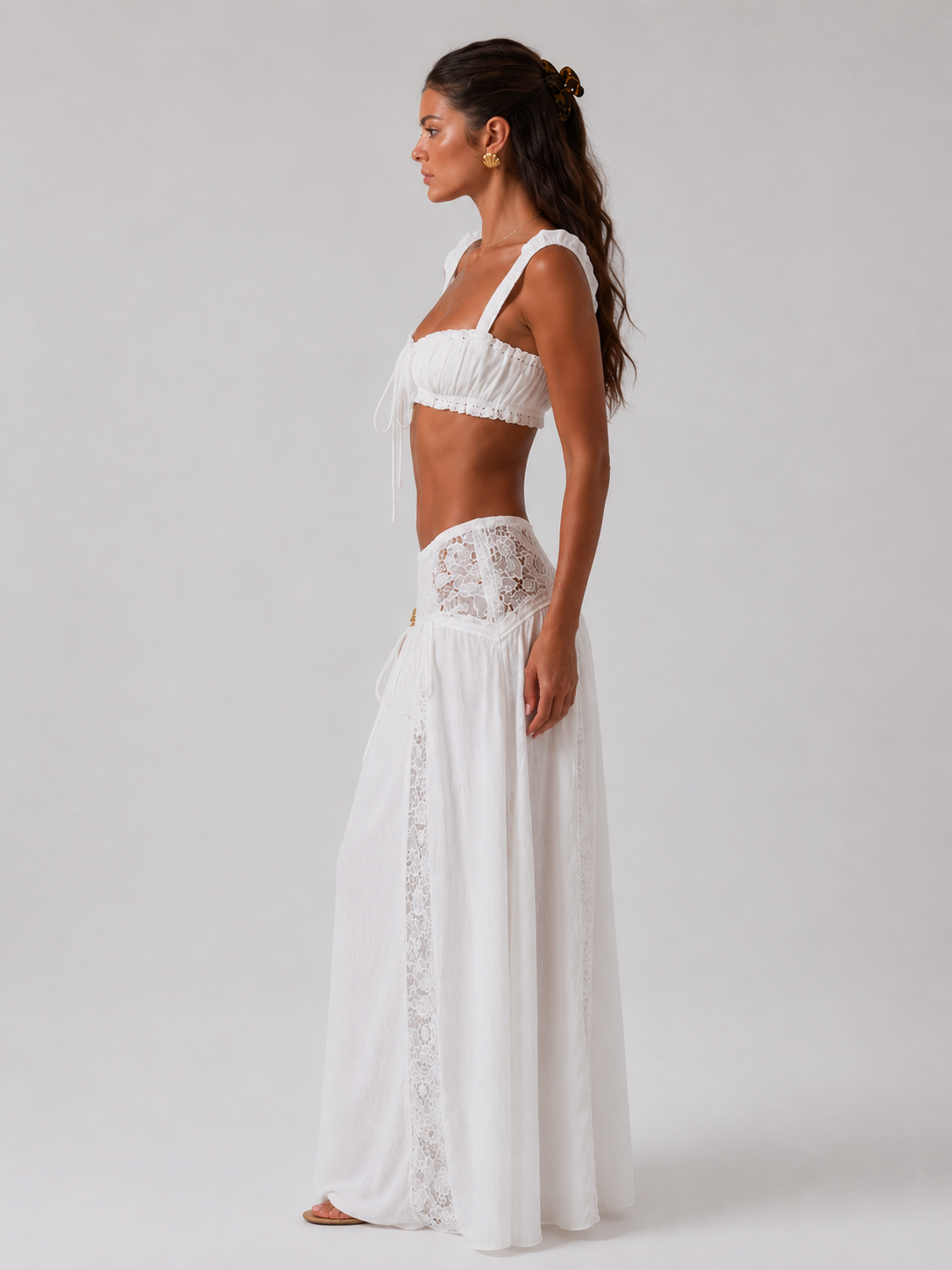 Elowen | Lace Maxi Set