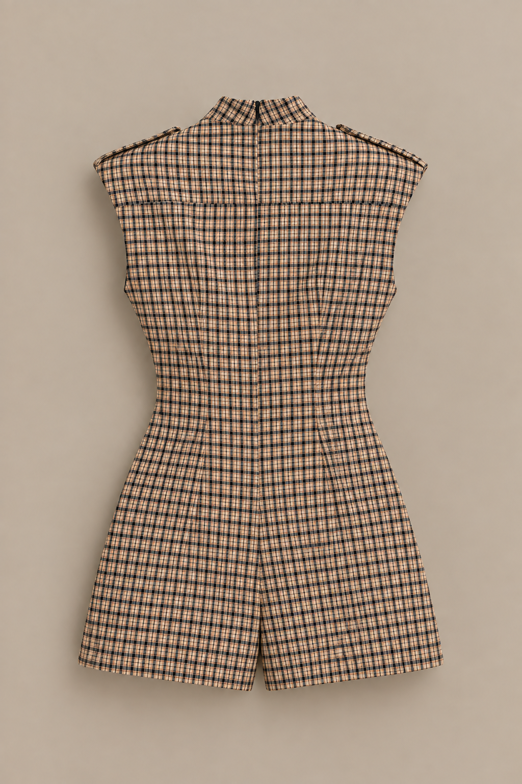 Elodie | Checked Playsuit