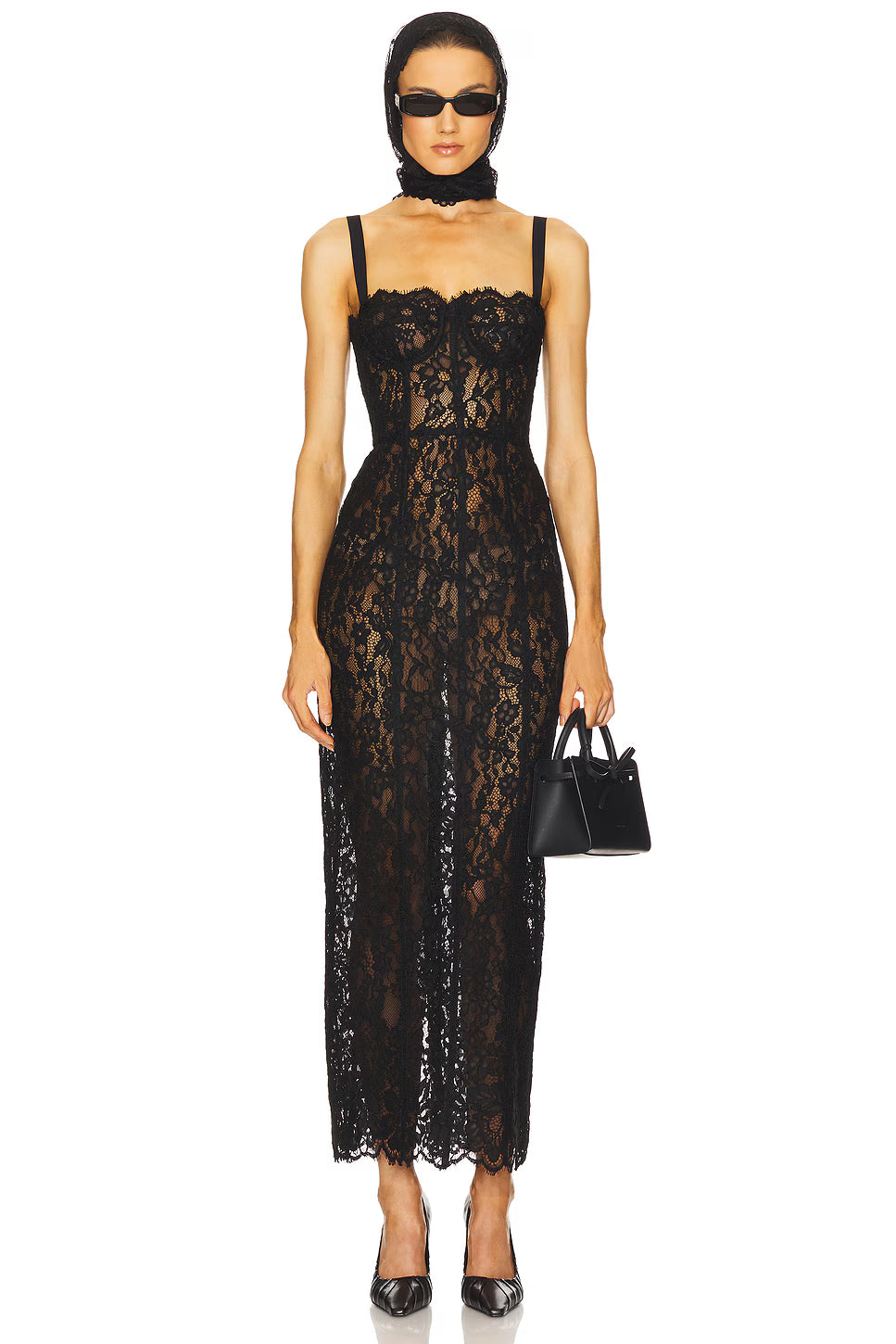 Romée | Lace Column Dress