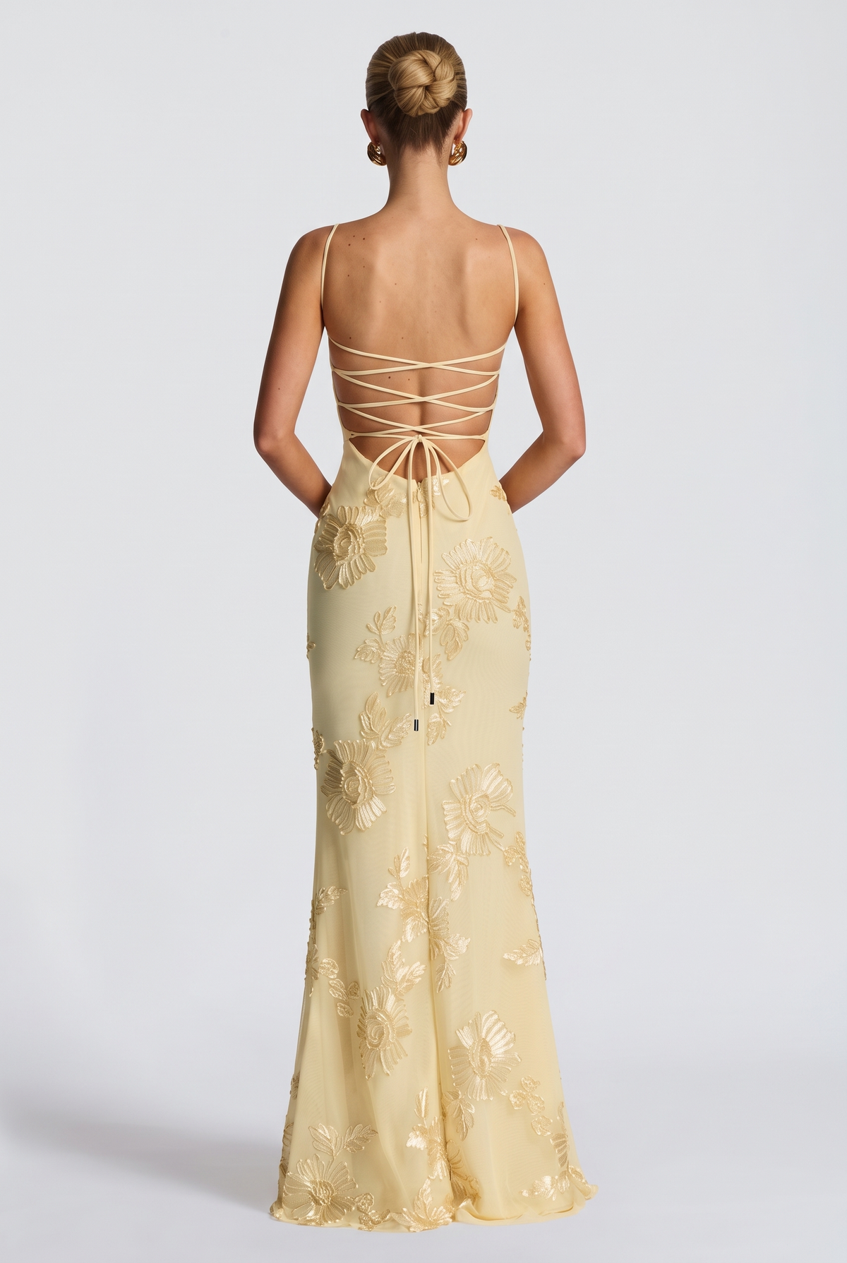 Aurethi Maxi Dress in Lemon