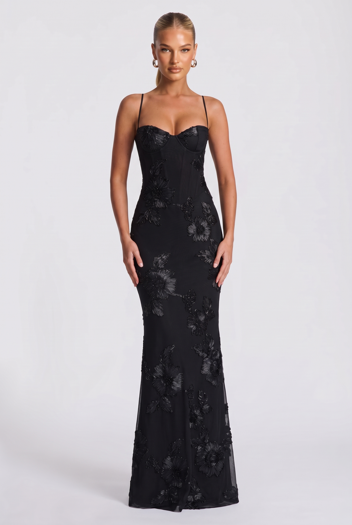 Aurethi Maxi Dress in Black