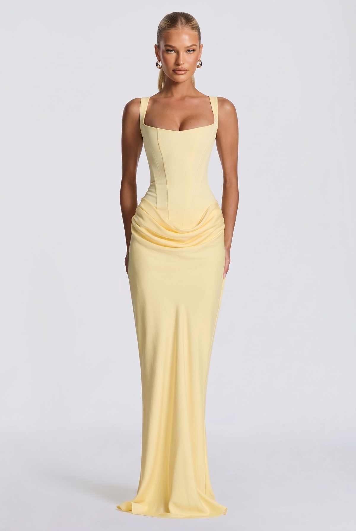 Meliora Maxi Dress in Lemon
