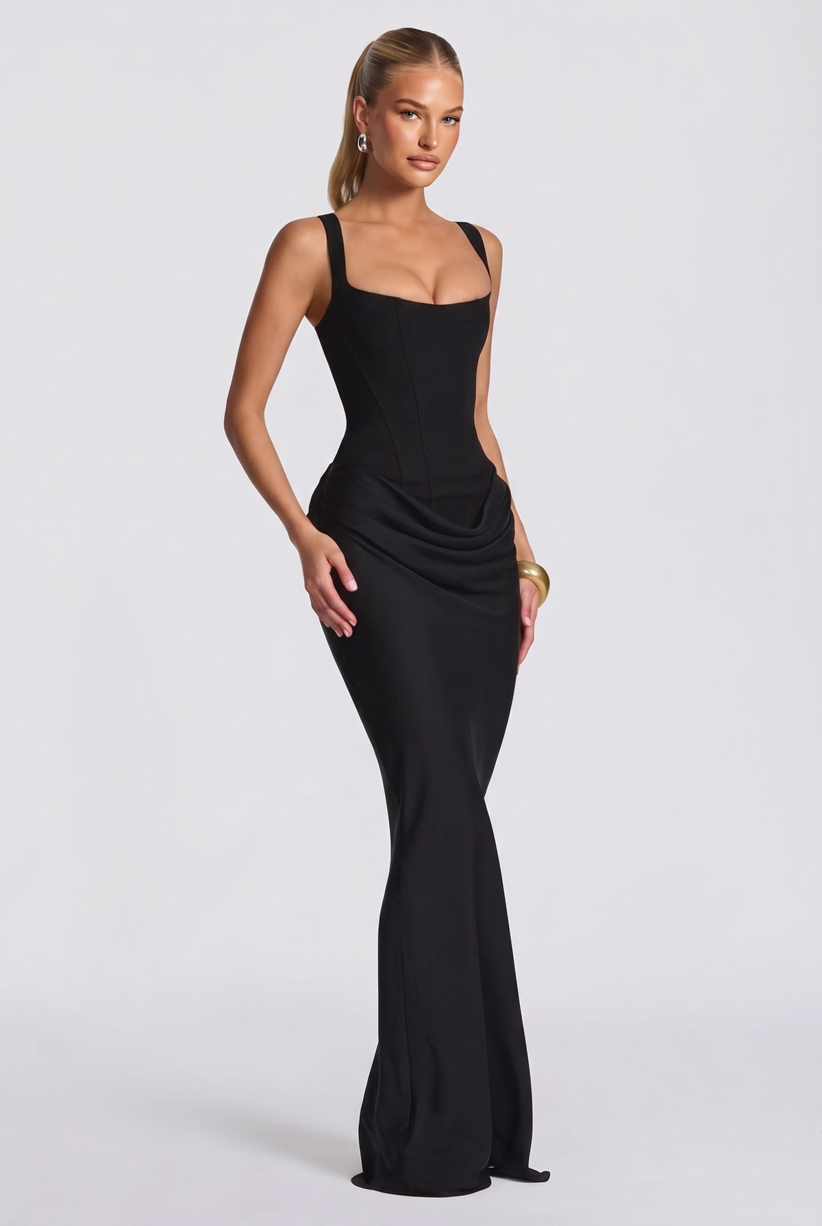 Meliora Maxi Dress in Black