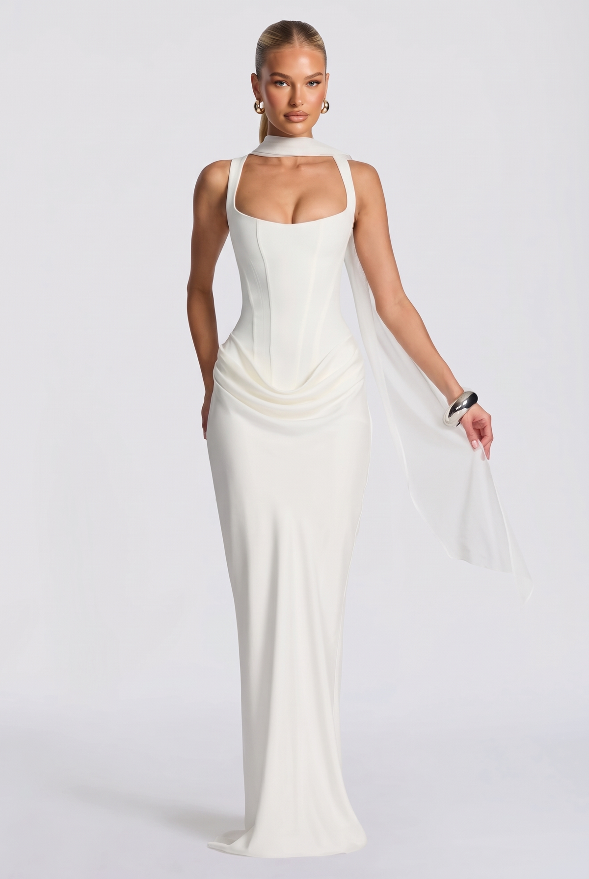 Meliora Maxi Dress in Ivory