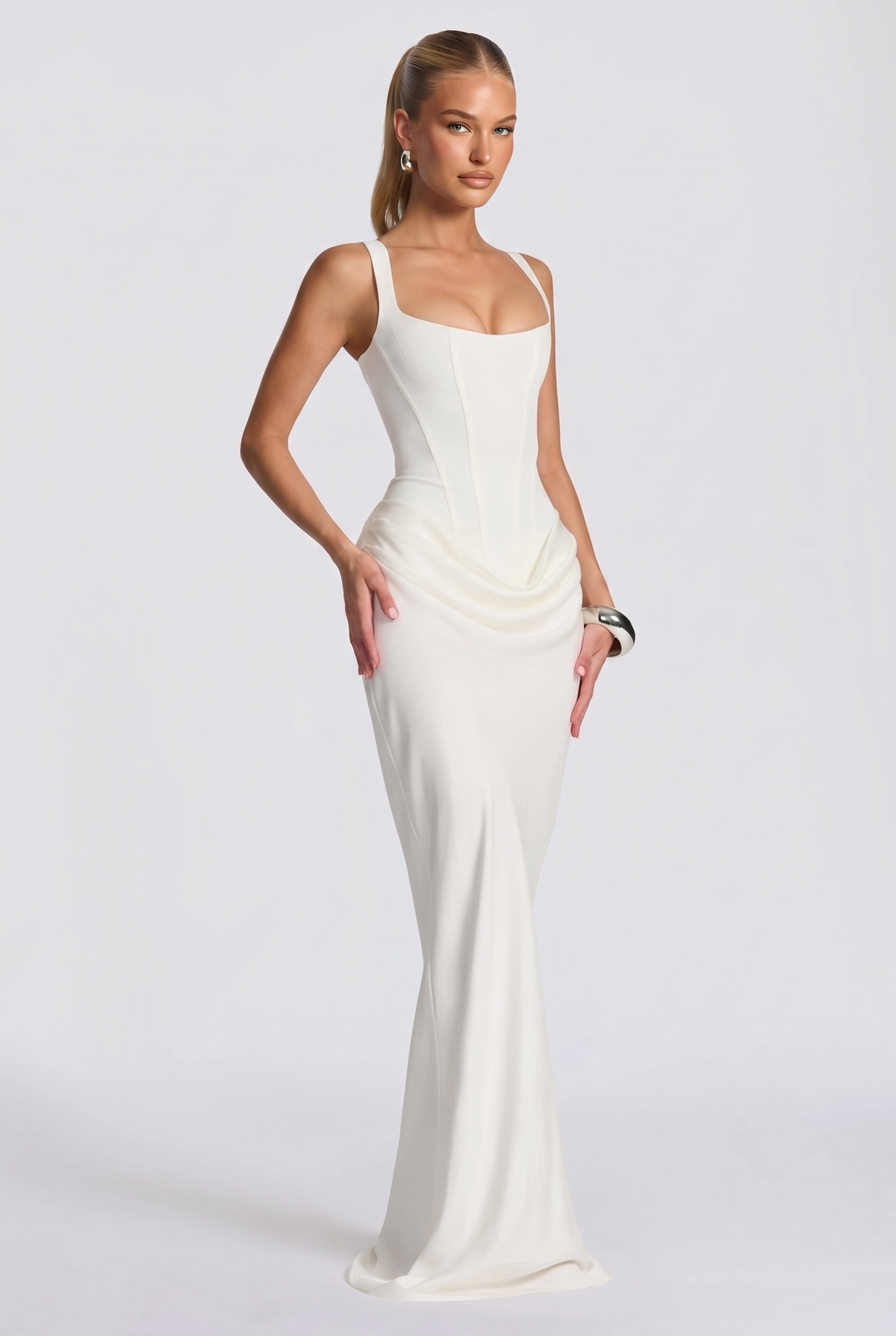 Meliora Maxi Dress in Ivory