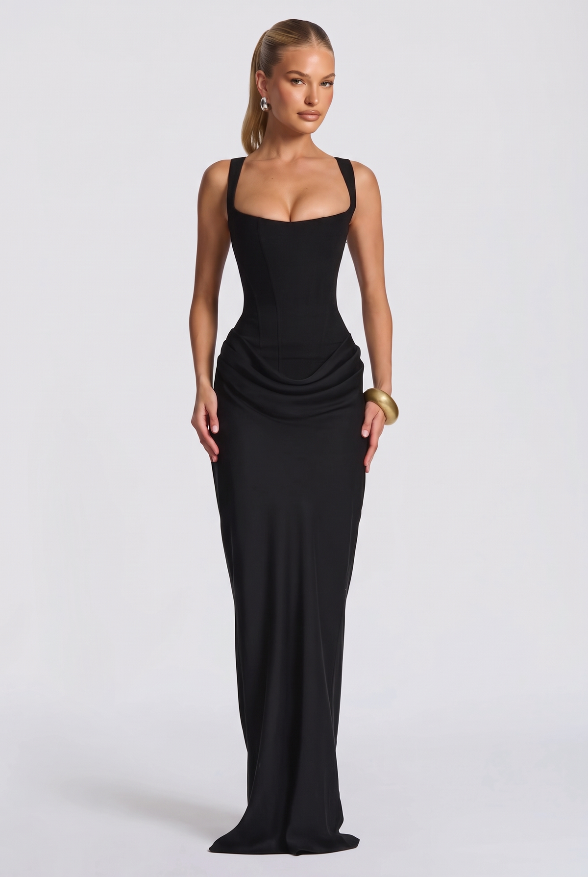 Meliora Maxi Dress in Black