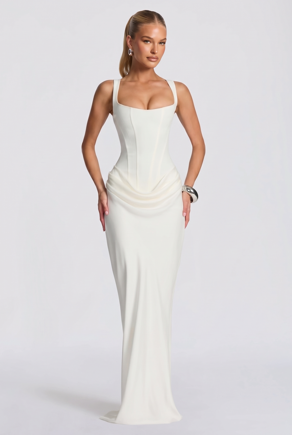 Meliora Maxi Dress in Ivory