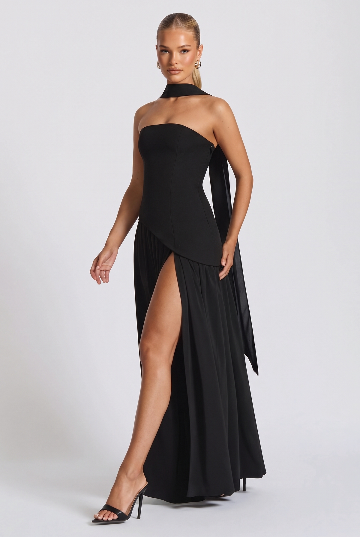 Amara Maxi Dress in Black