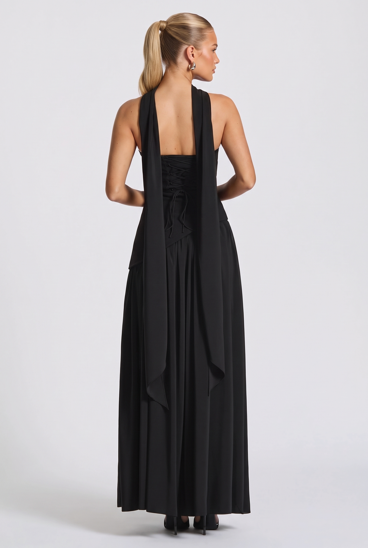 Amara Maxi Dress in Black