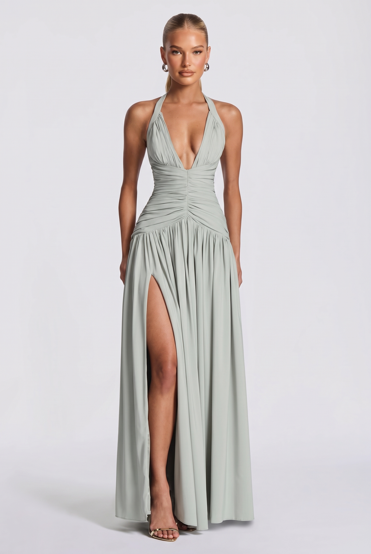 Nerisa Maxi Dress in Sage