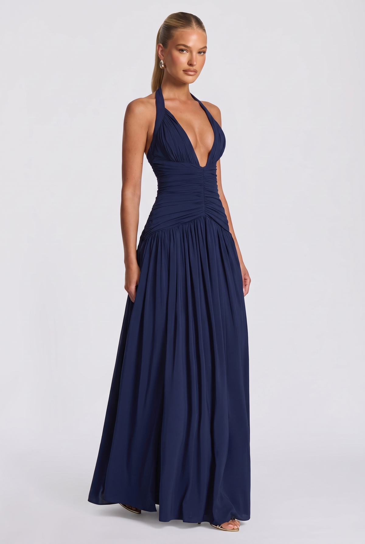 Nerisa Maxi Dress in Navy