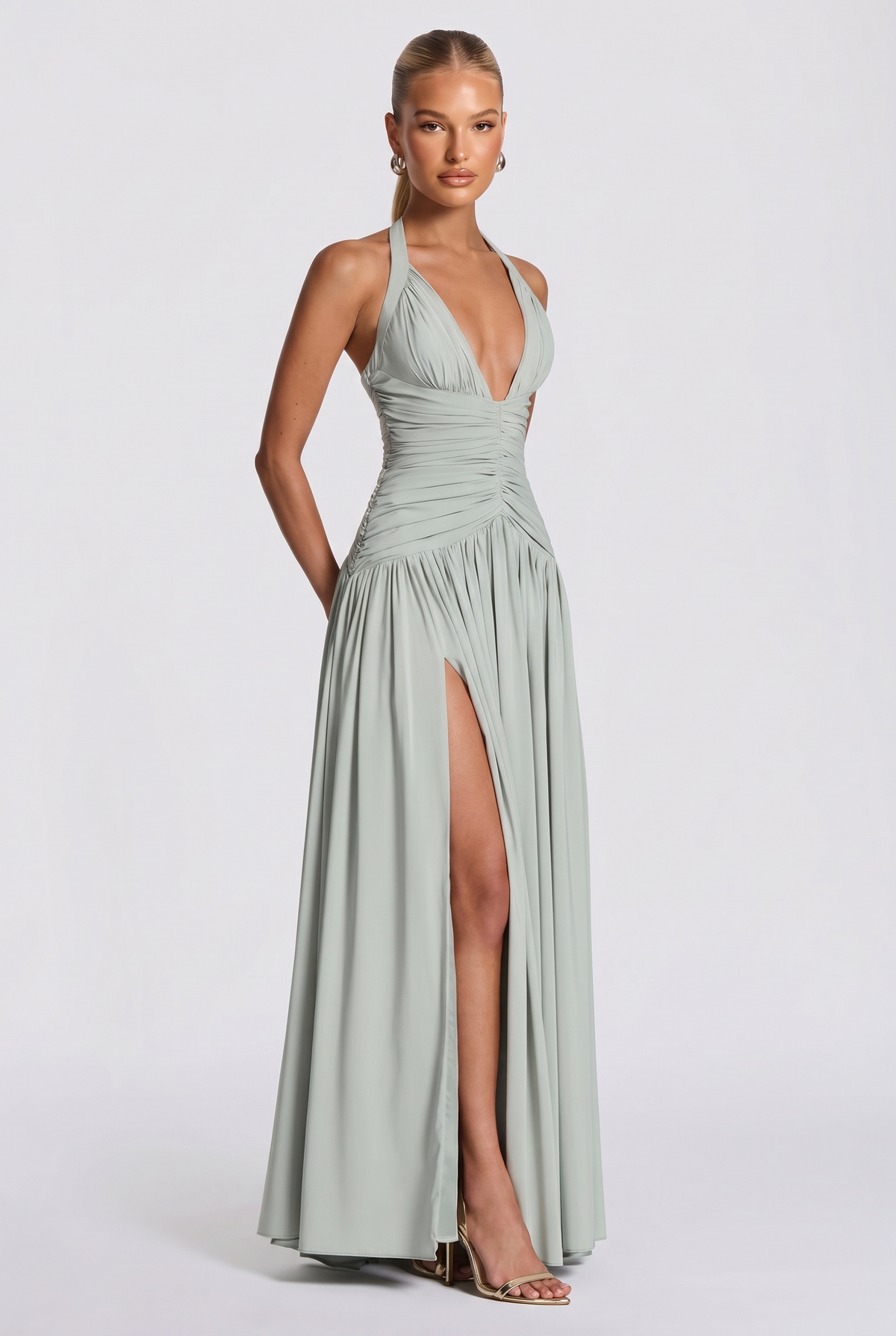 Nerisa Maxi Dress in Sage