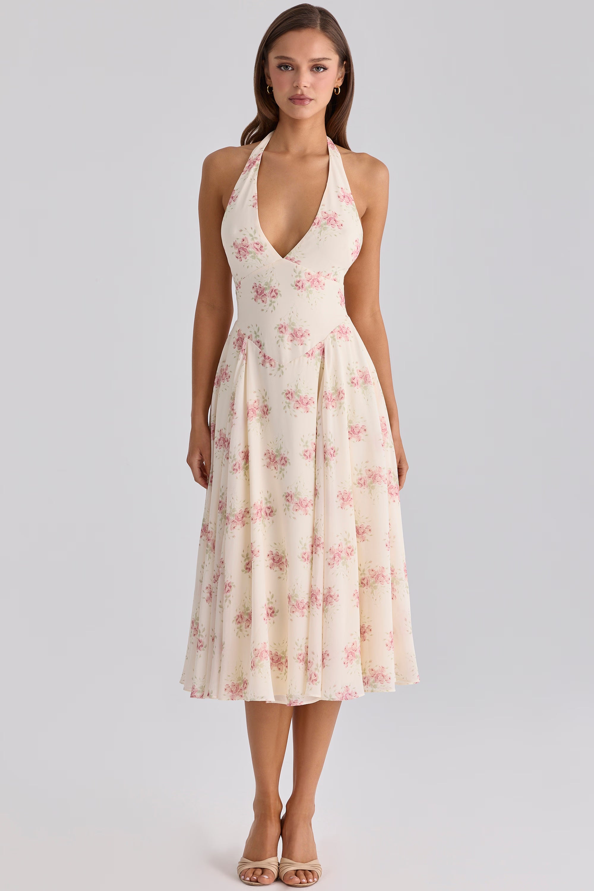 Camélia | Georgette Midi Dress