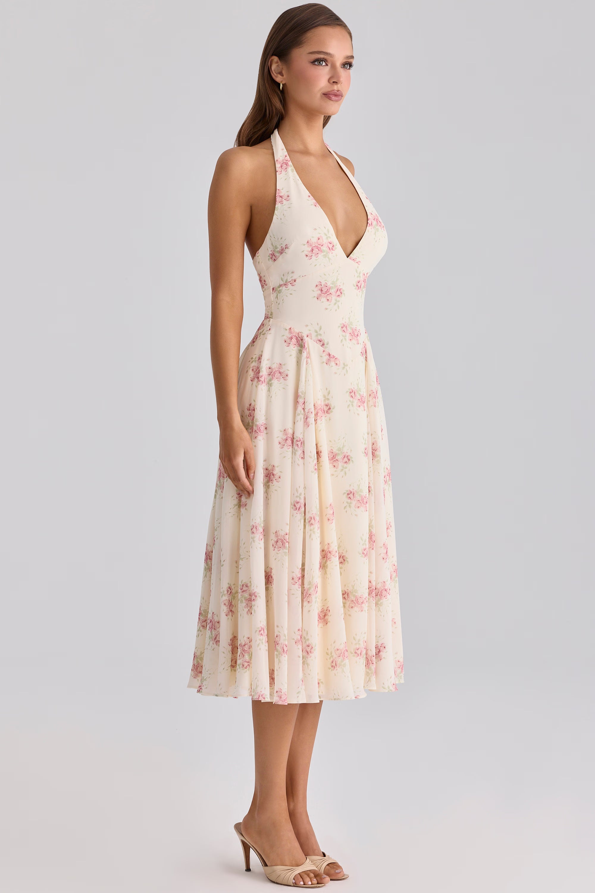 Camélia | Georgette Midi Dress
