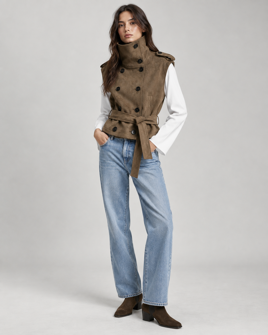 Inessa | Belted Gilet