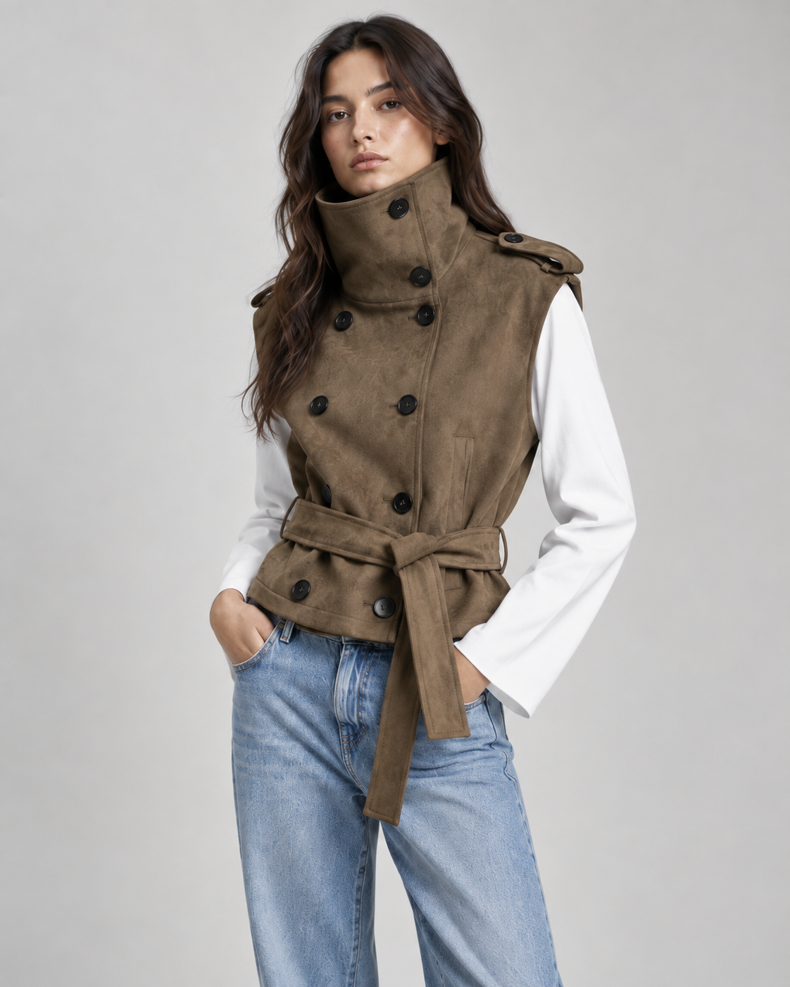 Inessa | Belted Gilet