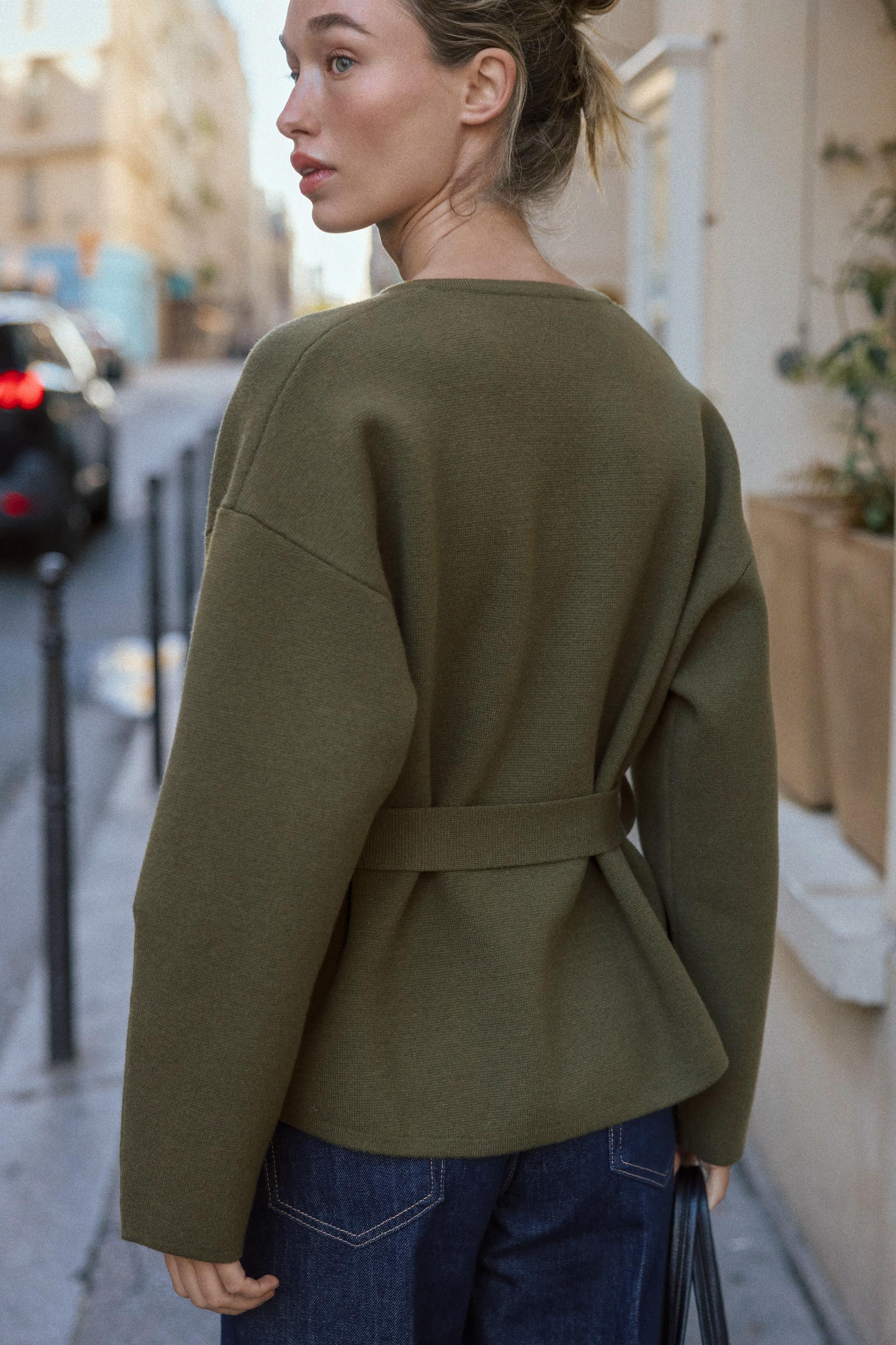Valleria | Knit Tie Jacket