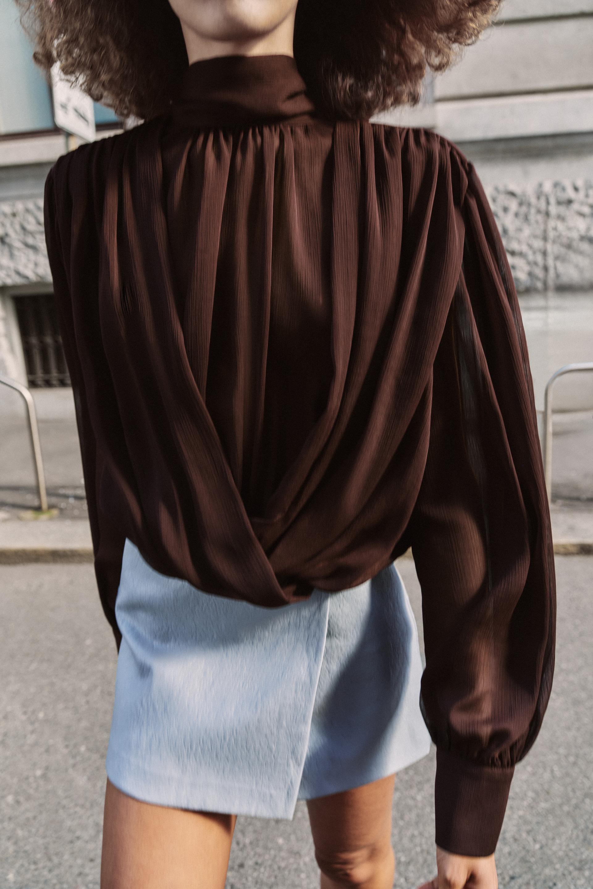 Aurelle | Draped Blouse