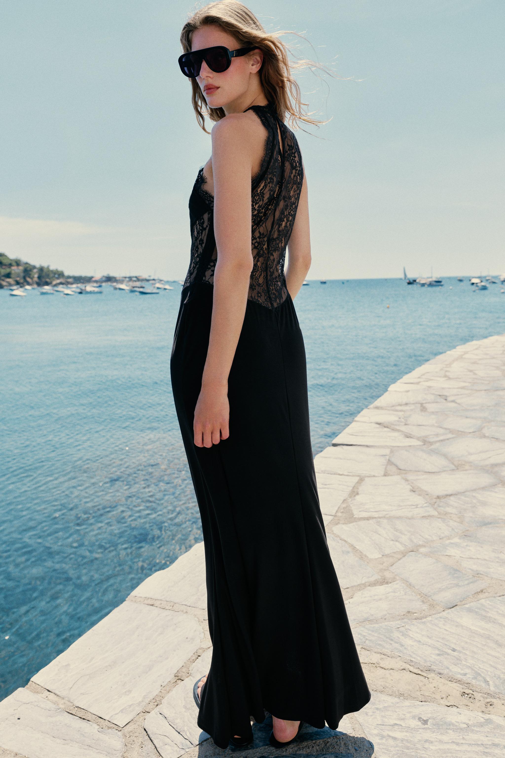 Cyrene | Lace Maxi Dress