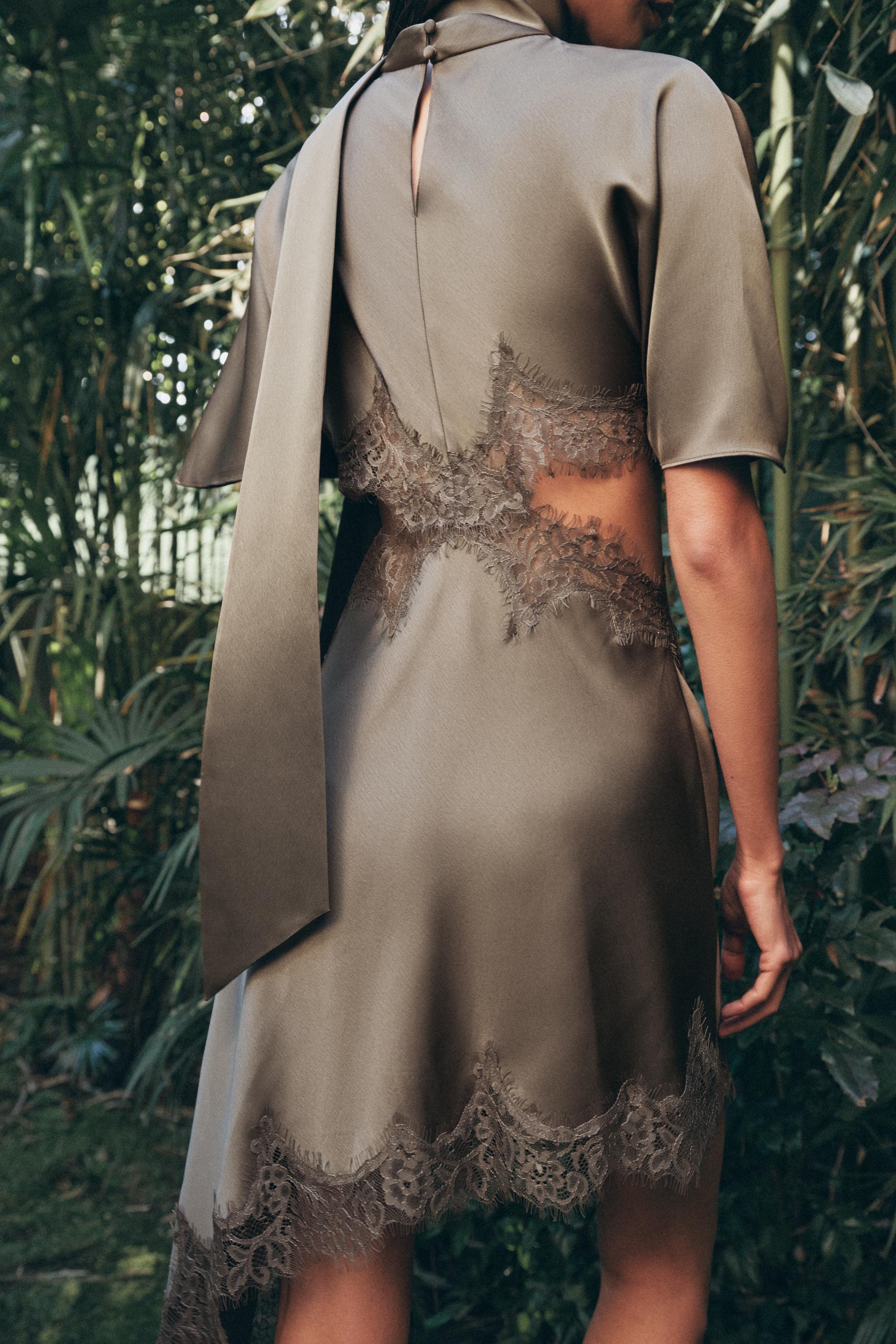 Marélia | Satin Lace Dress