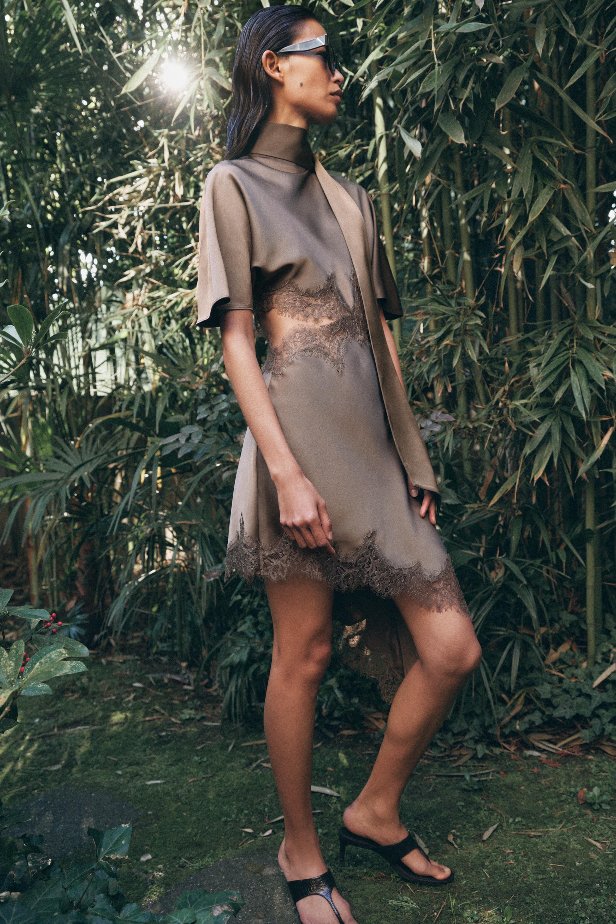 Marélia | Satin Lace Dress