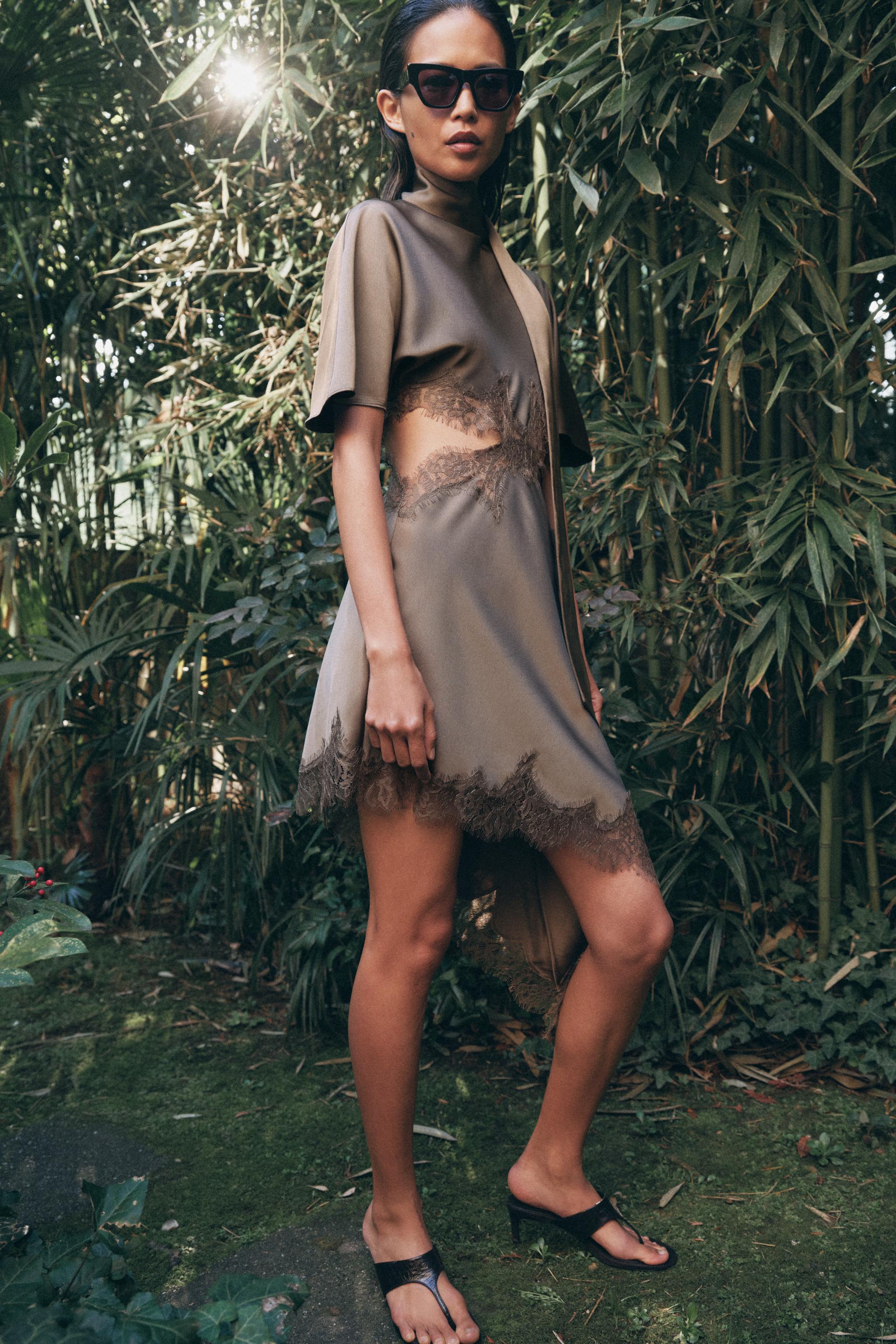 Marélia | Satin Lace Dress