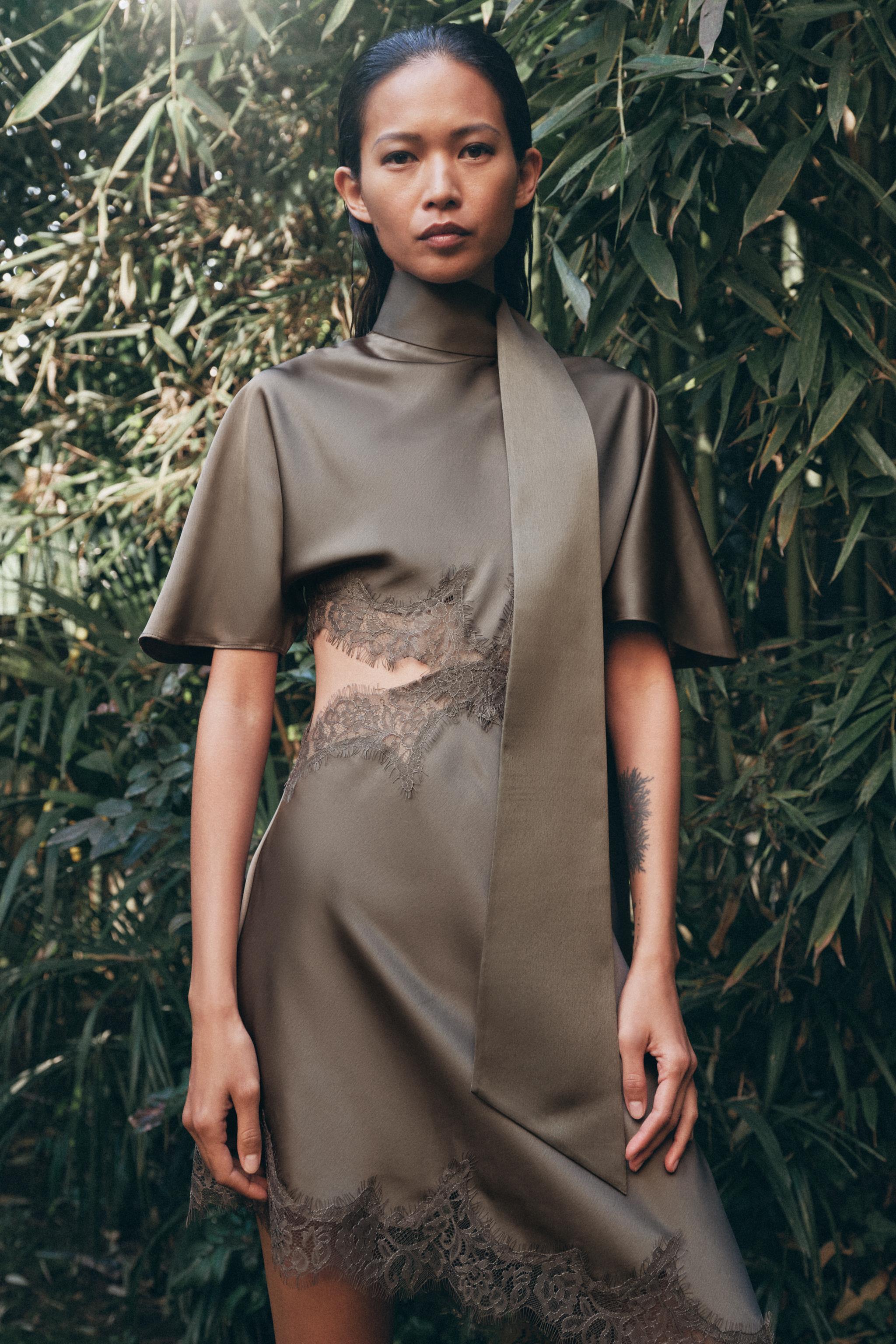 Marélia | Satin Lace Dress