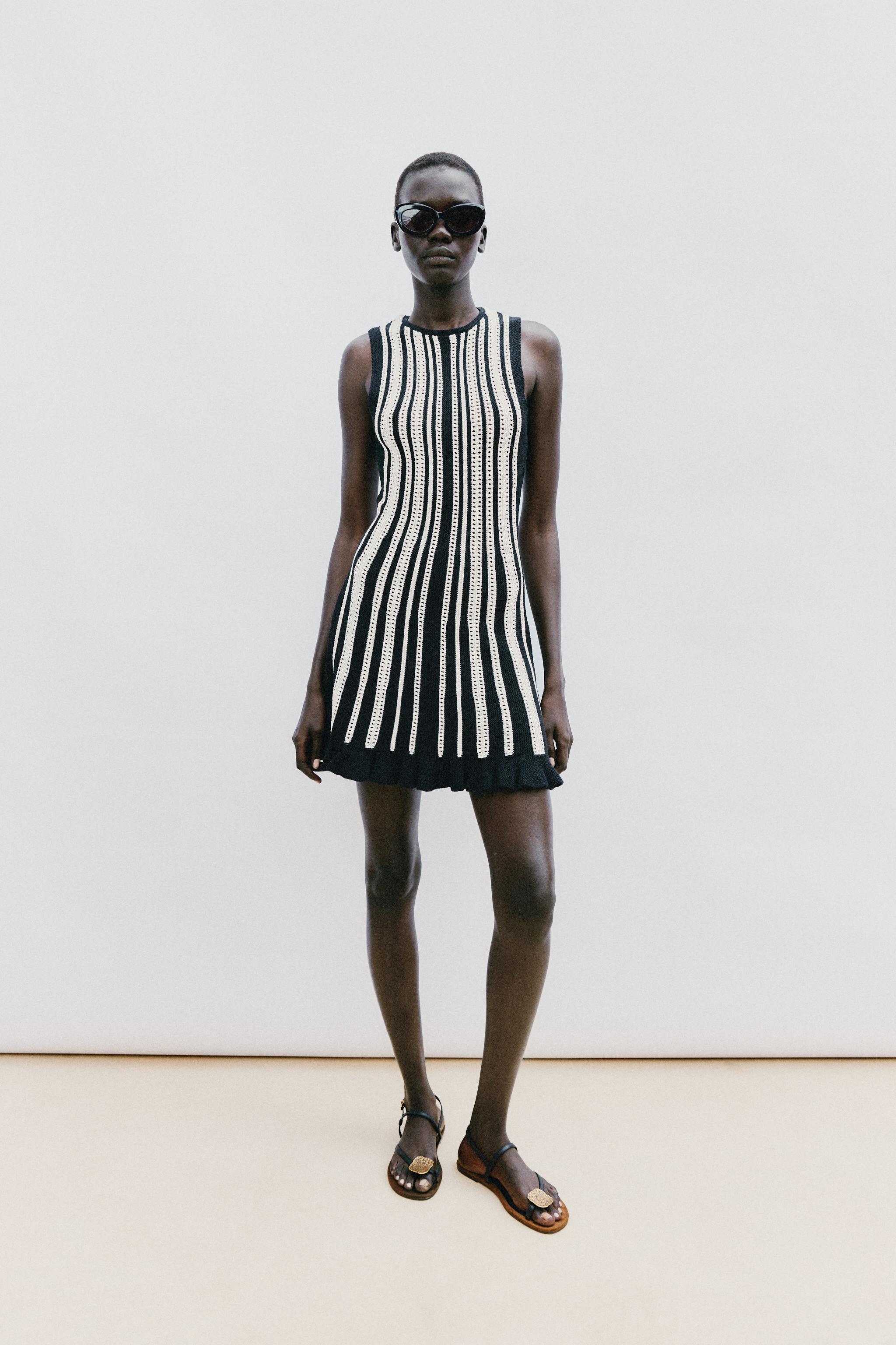 Léna | Striped Mini Dress