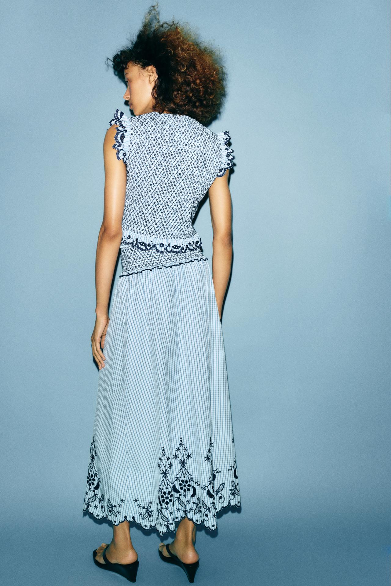 Celestia | Embroidered Midi Set