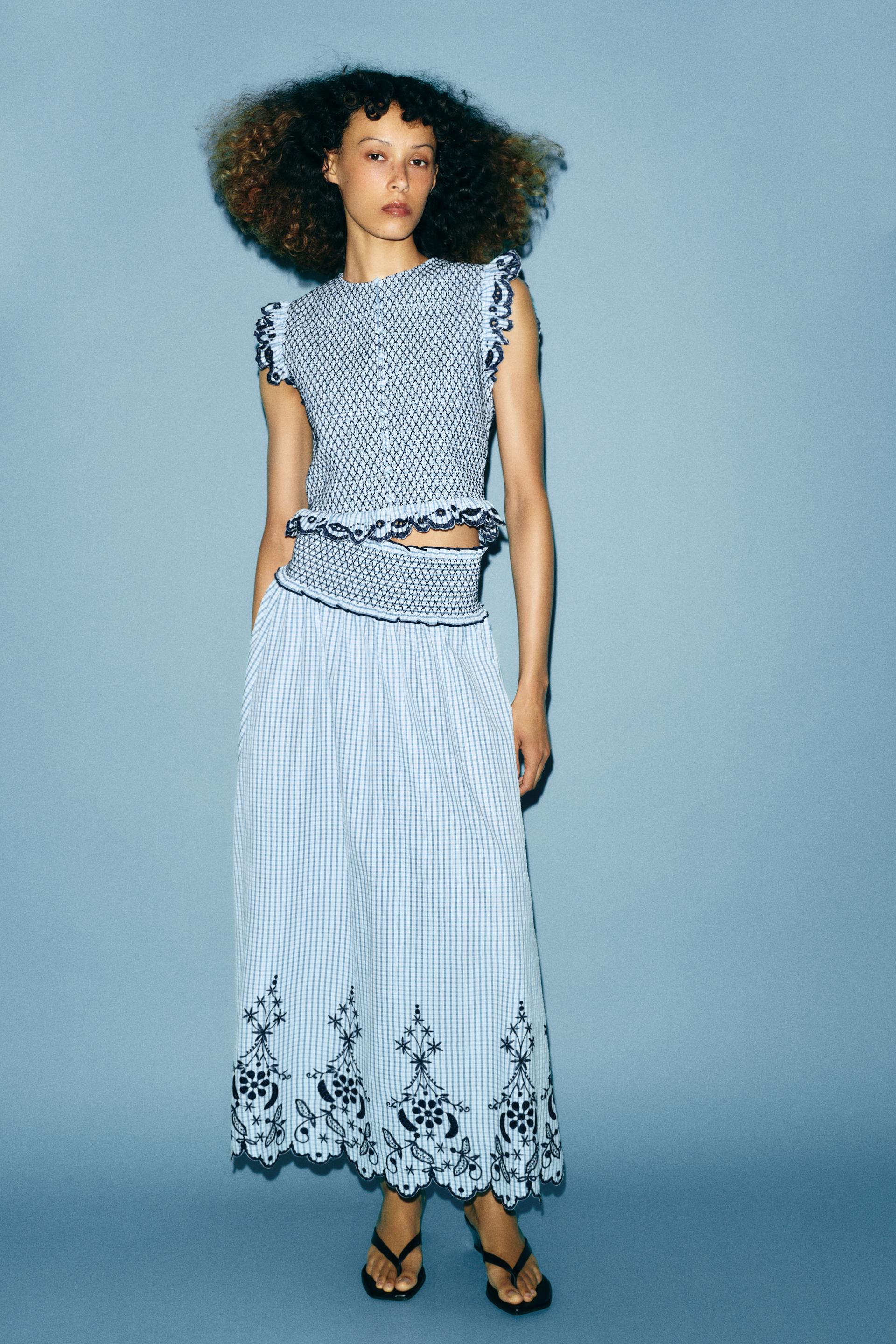 Celestia | Embroidered Midi Set