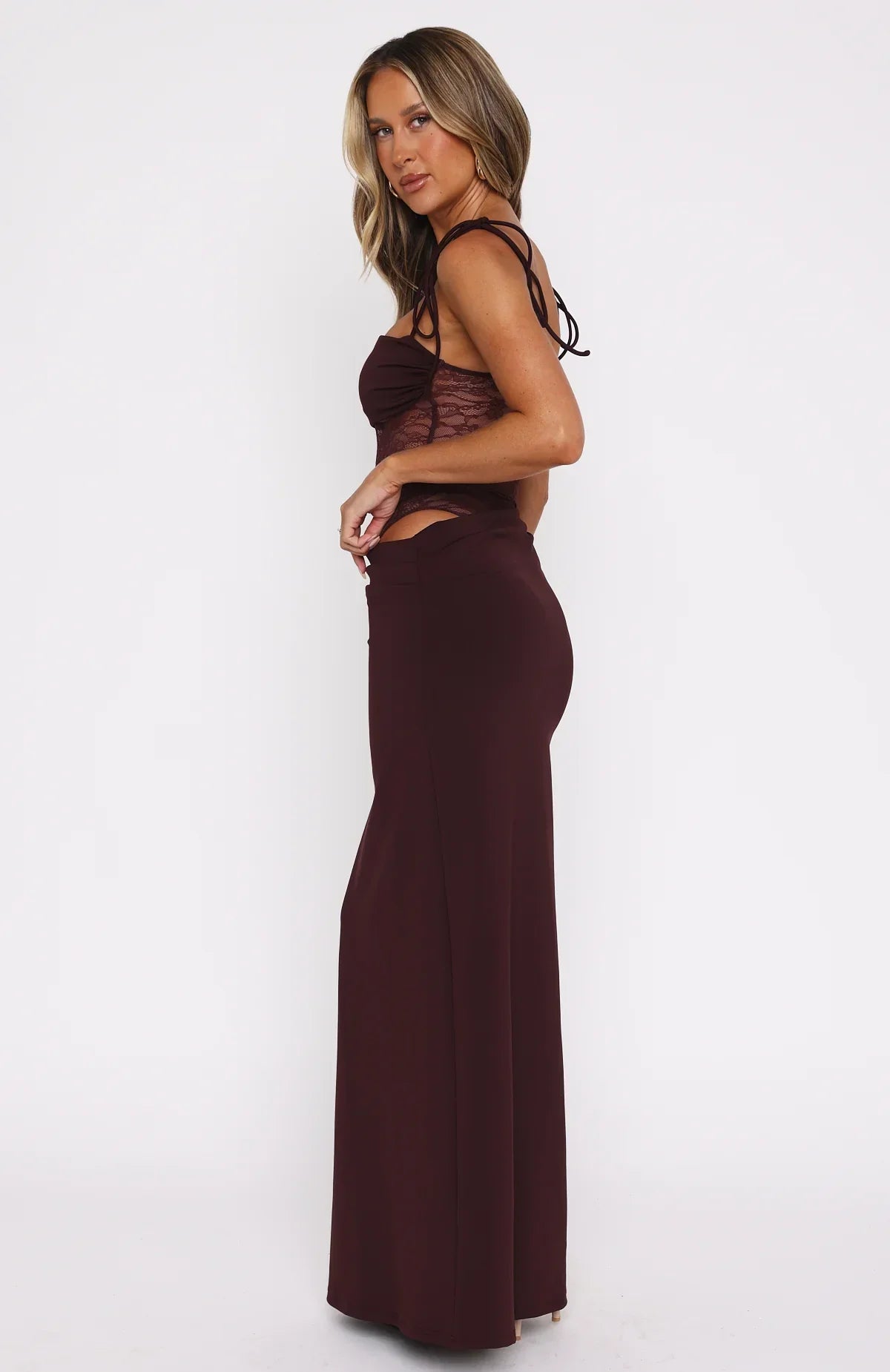 Elara | Lace maxi dress